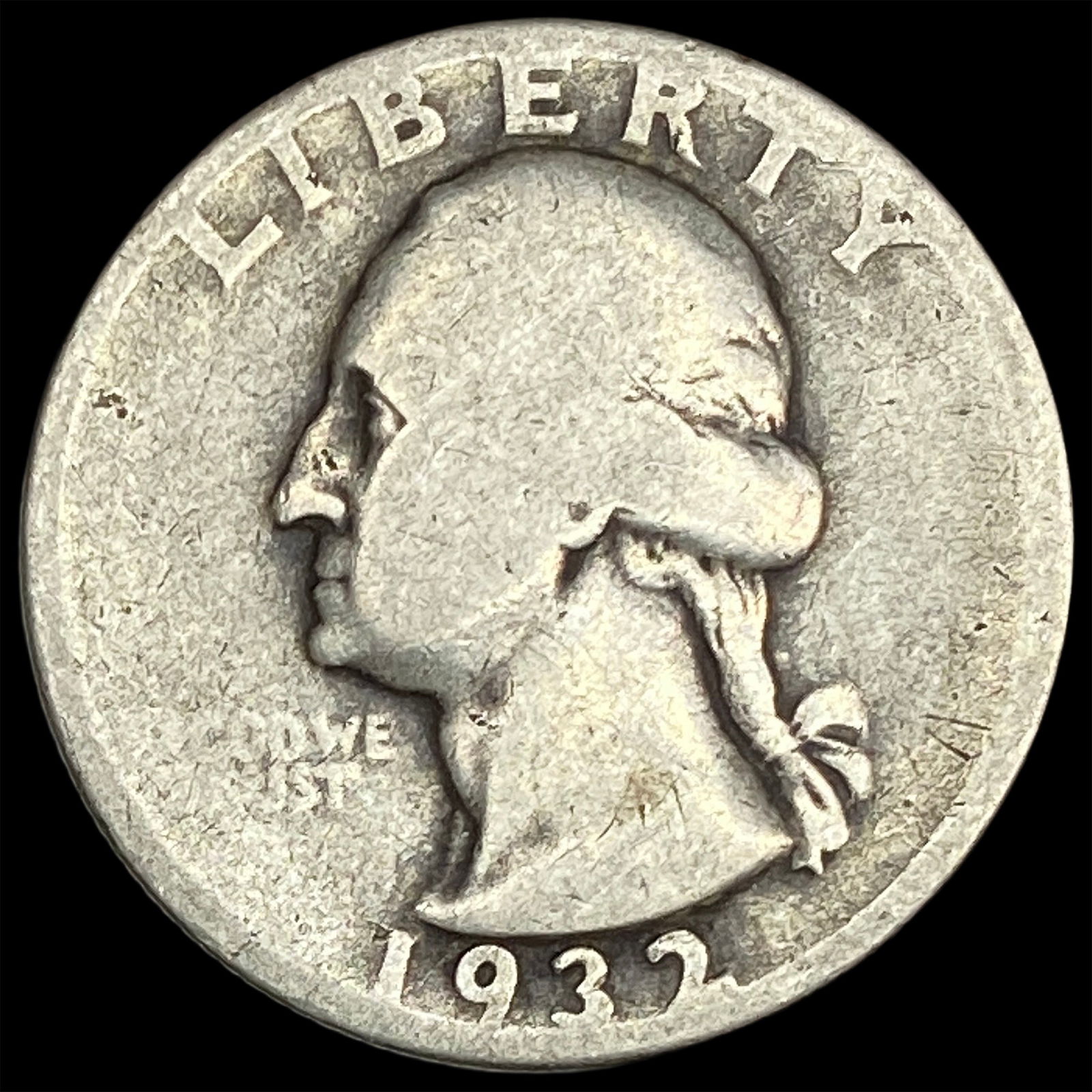1932-D Silver Washington Quarter NICELY CIRCULATED: 1932-D Silver Washington Quarter NICELY CIRCULATED