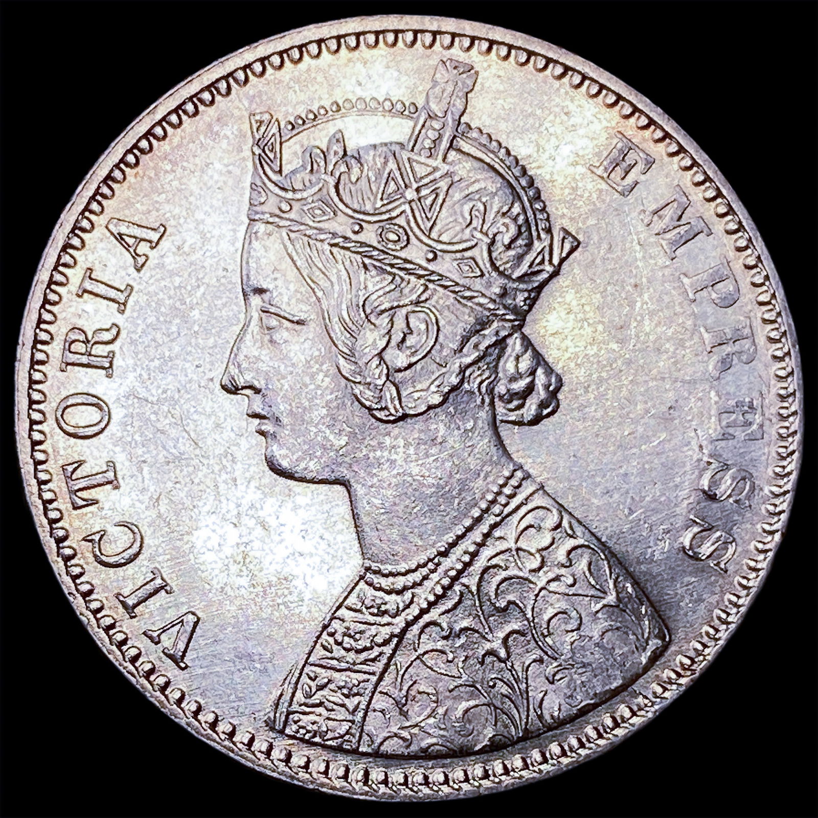 1901 India-British Silver Rupee UNCIRCULATED (1 of 2)