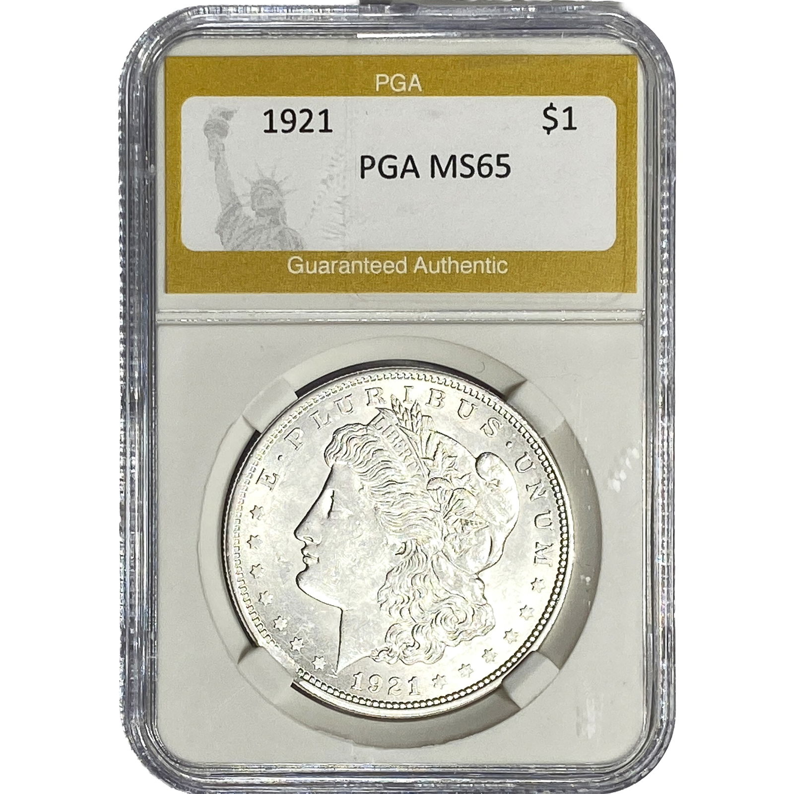 1921 Morgan Silver Dollar PGA MS65 (1 of 2)