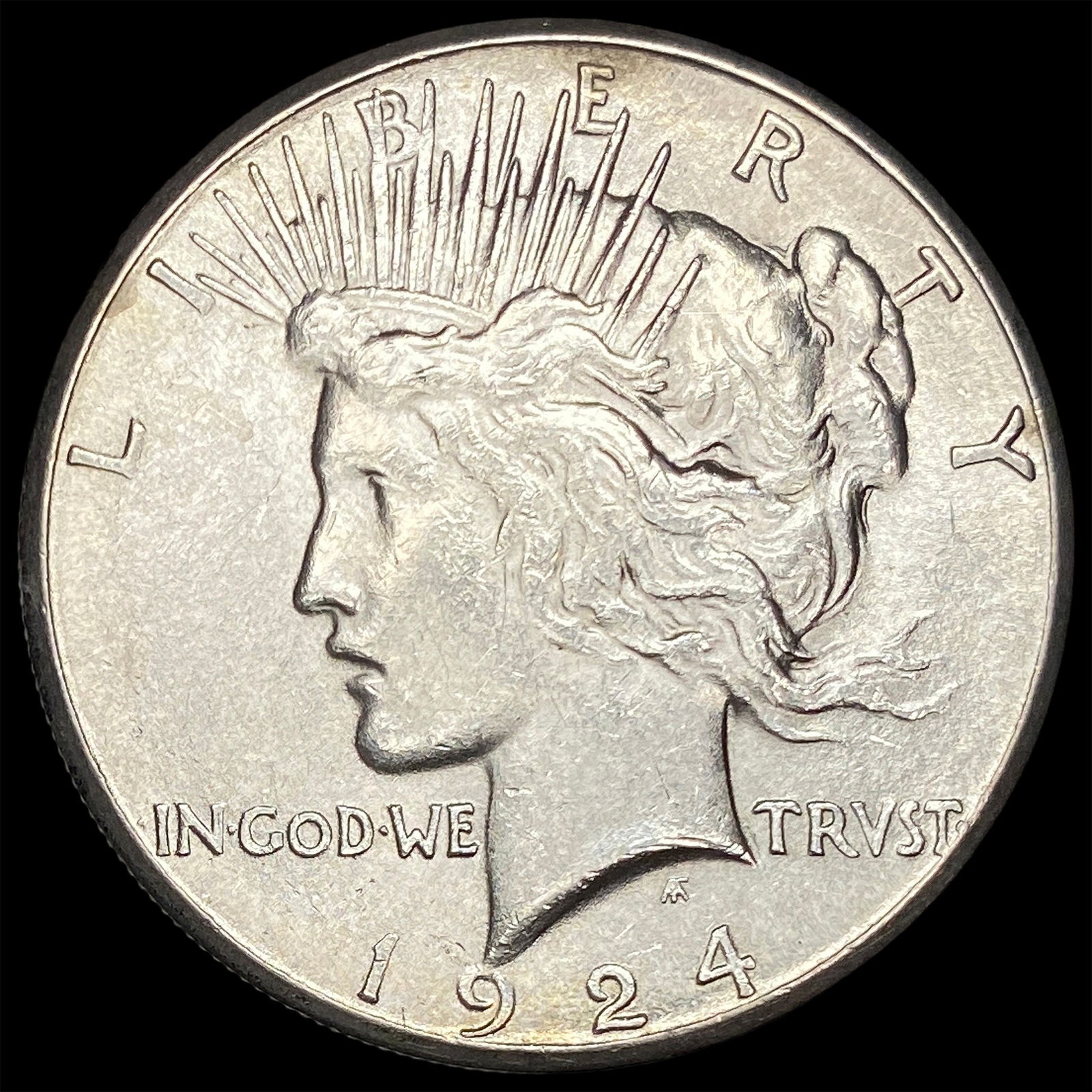 1924-S Silver Peace Dollar UNCIRCULATED (1 of 2)