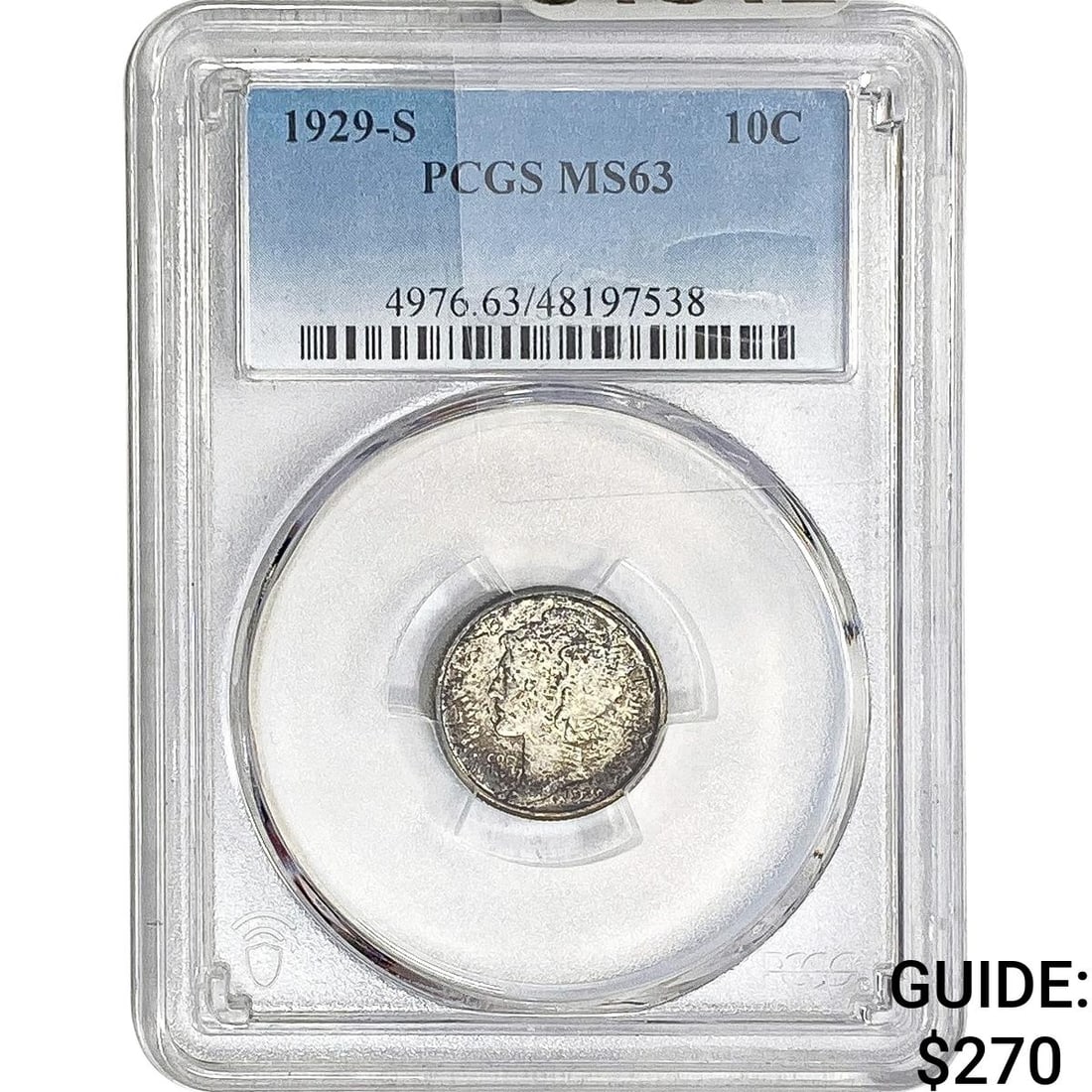 1929-S Mercury Silver Dime PCGS MS63 (1 of 2)