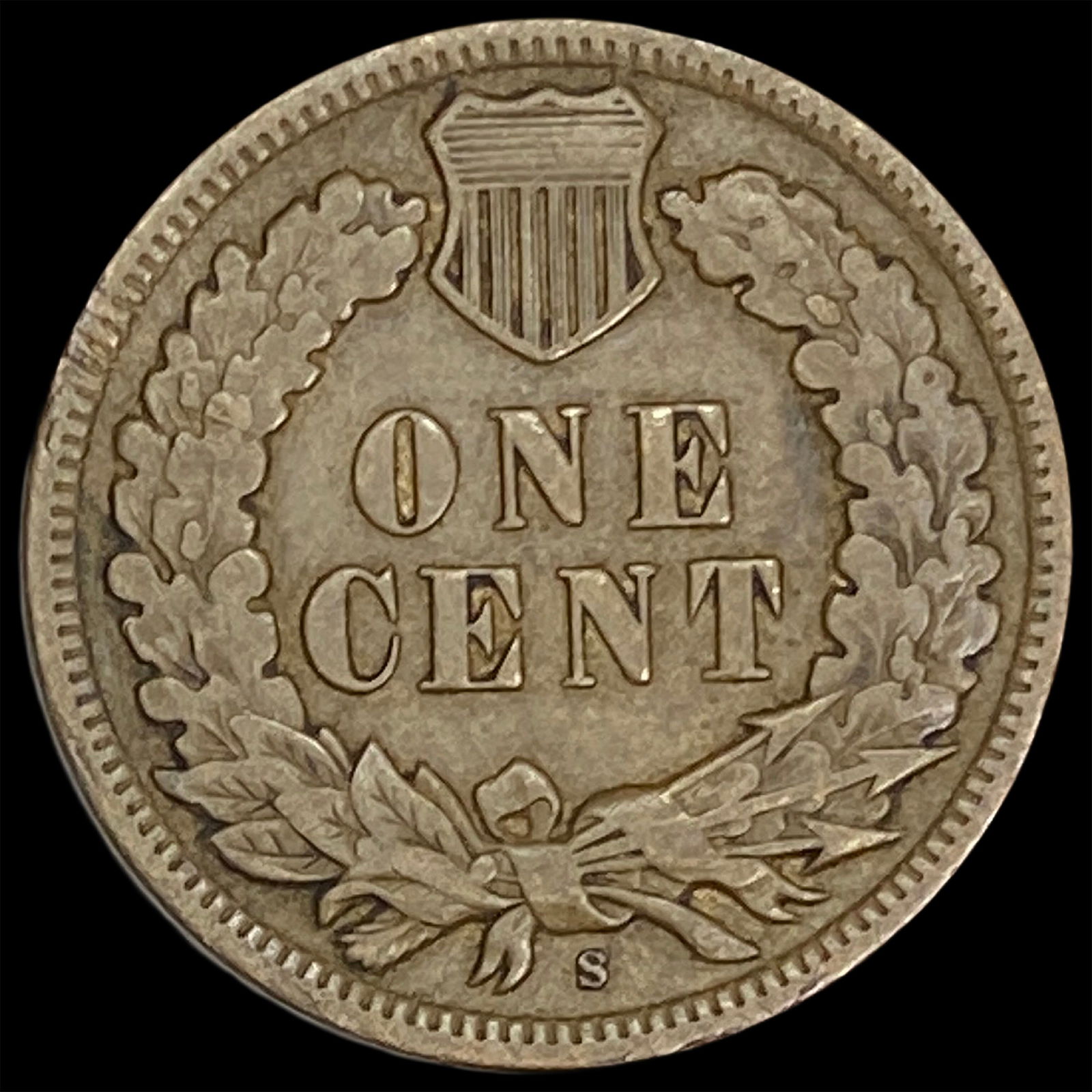 1908-S Indian Head Cent ABOUT UNCIRCULATED - 2