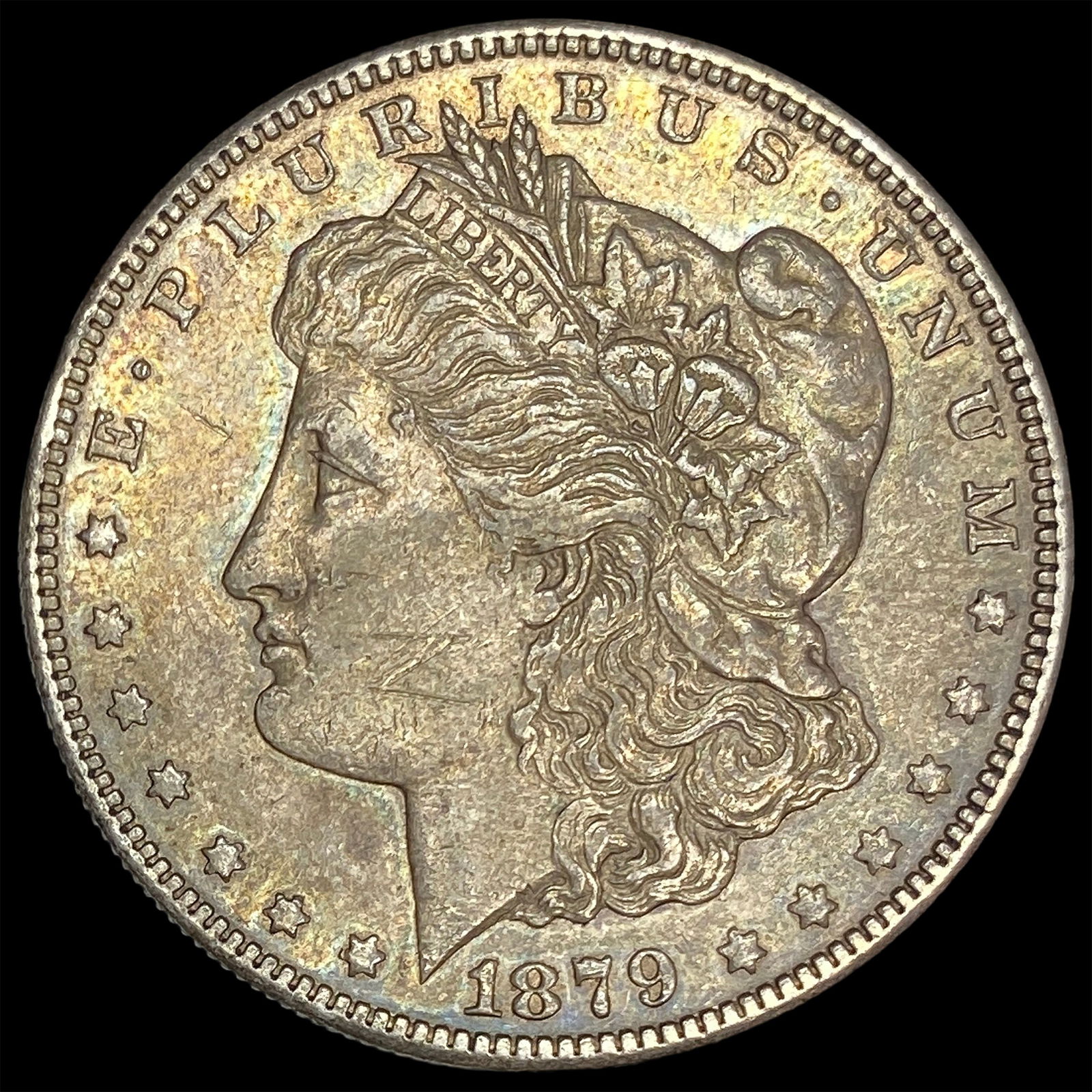 1879-S Rev 78 Silver Morgan Dollar CLOSELY UNCIRCULATED: 1879-S Rev 78 Silver Morgan Dollar CLOSELY UNCIRCULATED