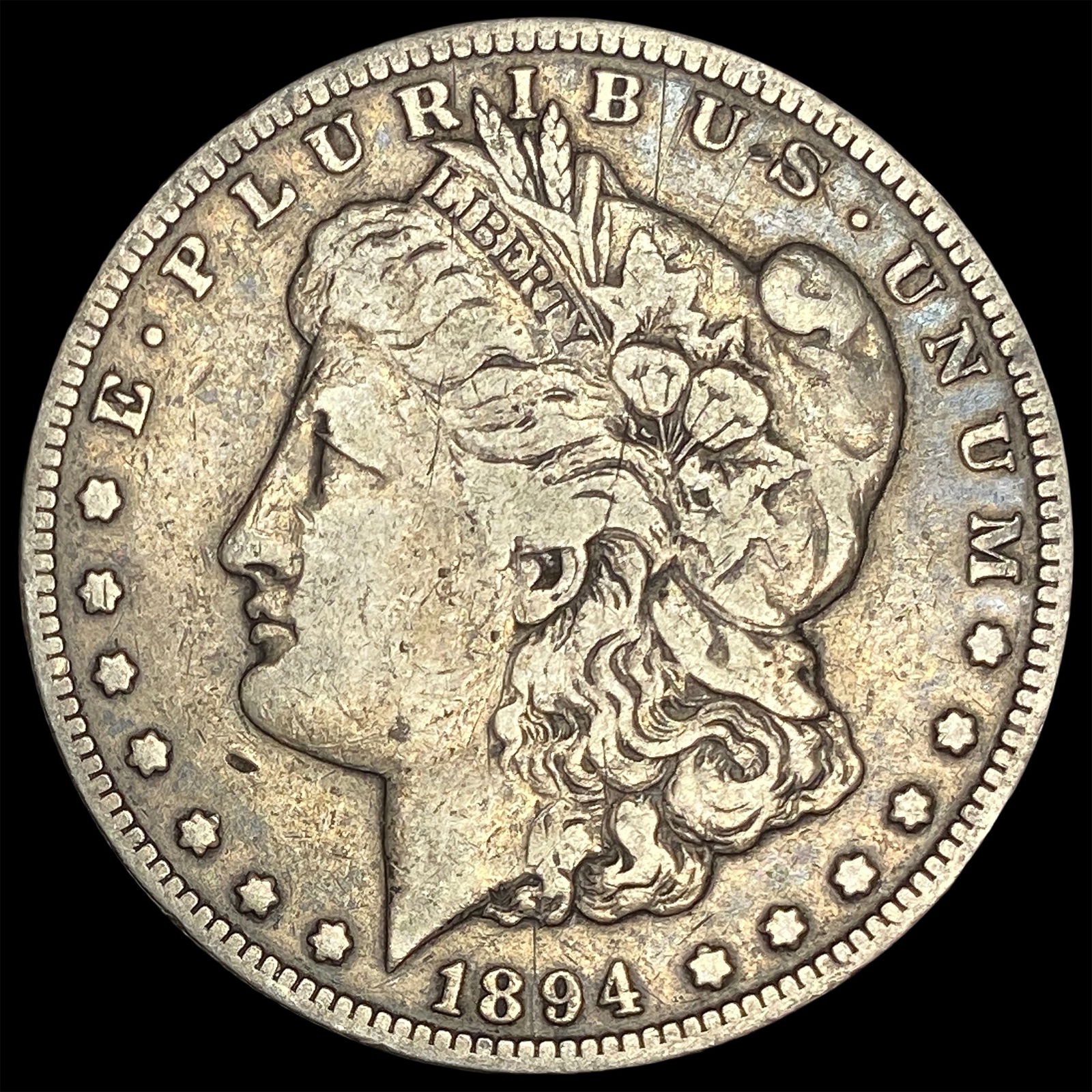 1894-S Silver Morgan Dollar LIGHTLY CIRCULATED: 1894-S Silver Morgan Dollar LIGHTLY CIRCULATED
