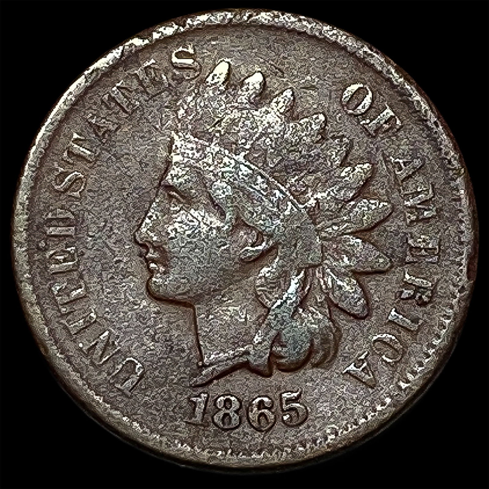 1865 Indian Head Cent HIGH GRADE (1 of 2)
