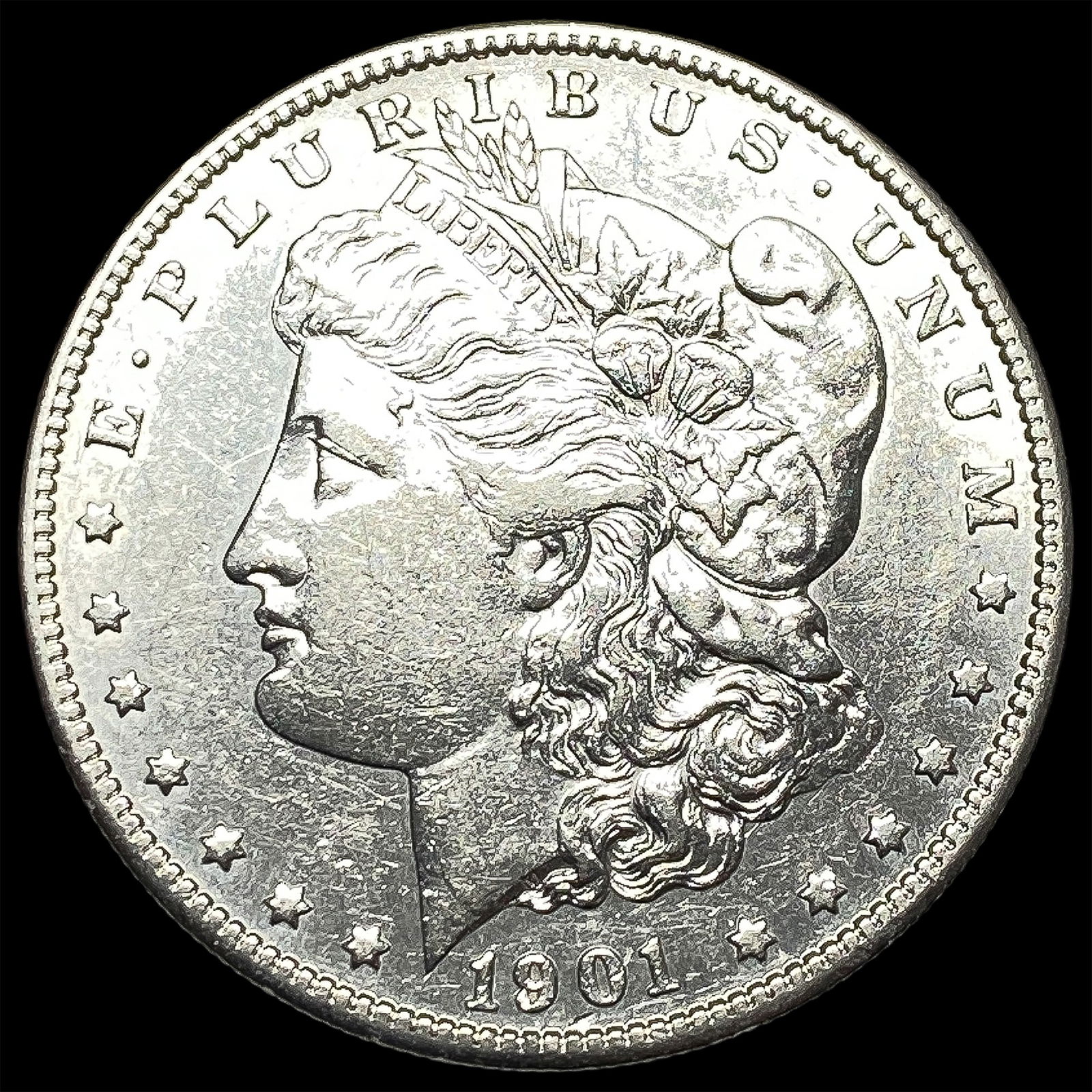 1901-S Silver Morgan Dollar CLOSELY UNCIRCULATED: 1901-S Silver Morgan Dollar CLOSELY UNCIRCULATED
