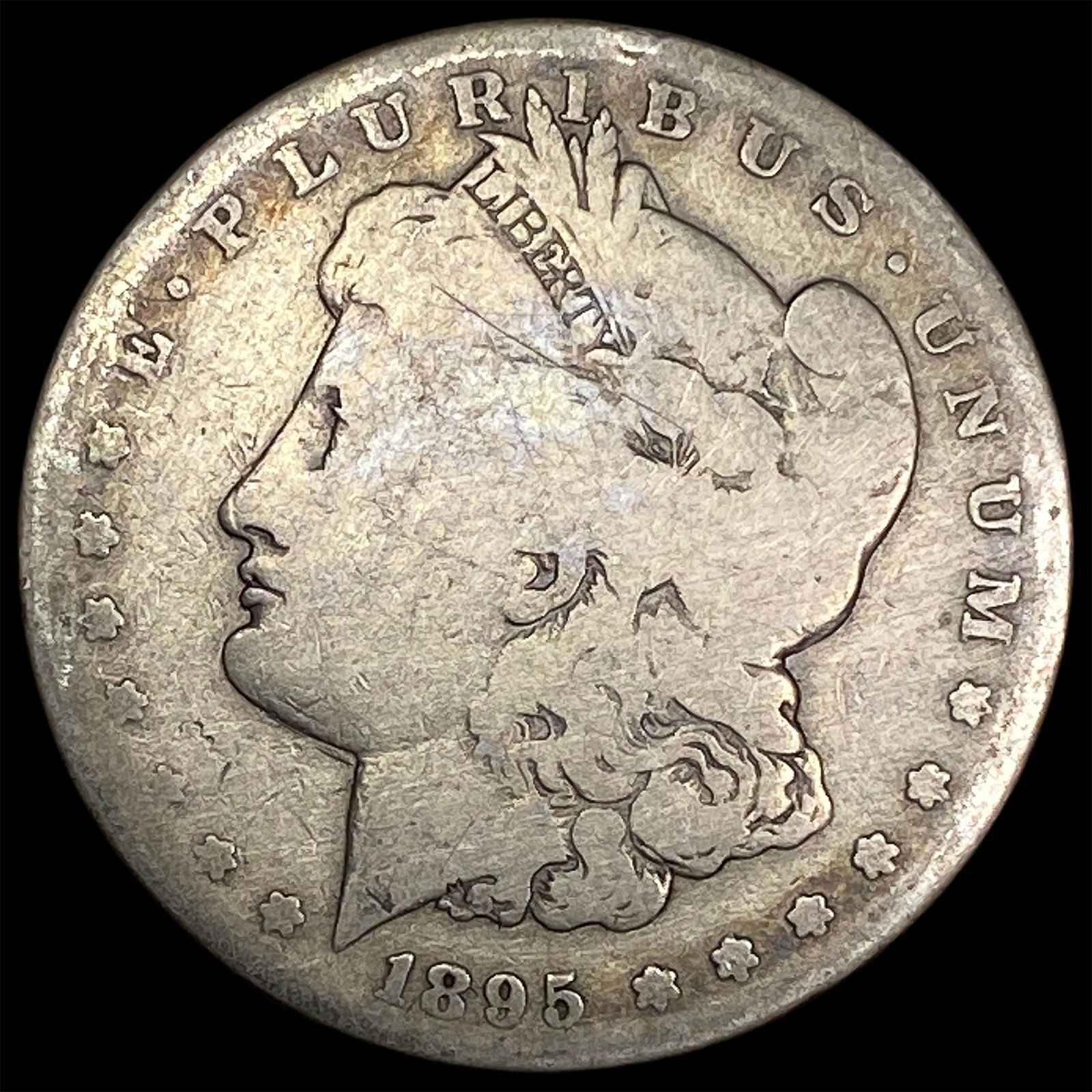 1895-S Silver Morgan Dollar NICELY CIRCULATED (1 of 2)
