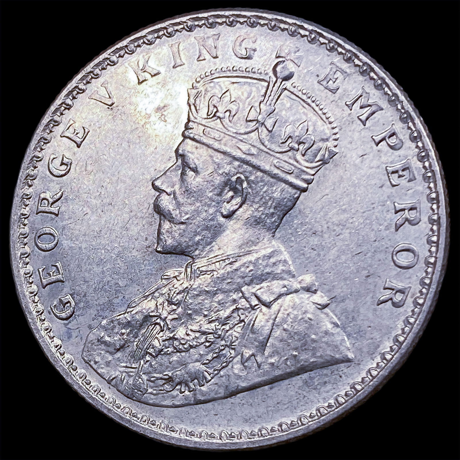 1920 British India Silver 1 Rupee .3438 ASW CLOSELY UNCIRCULATED (1 of 2)