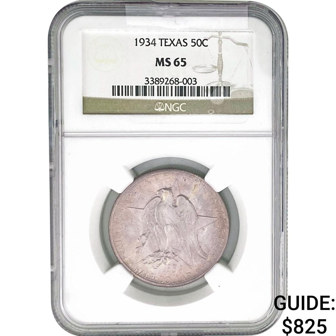1934 Texas Half Dollar NGC MS65 (1 of 2)