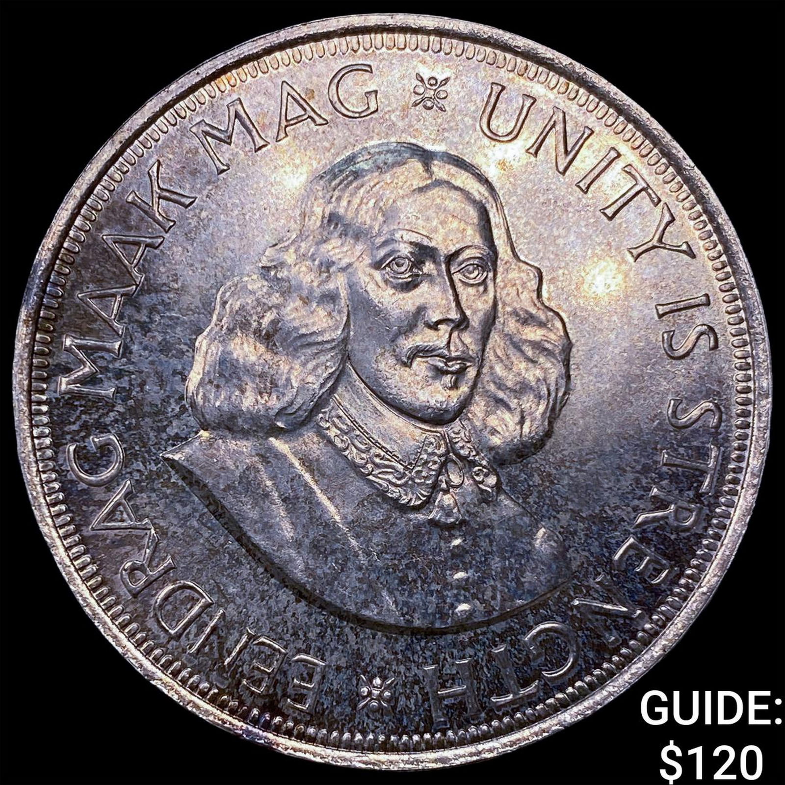 1964 South Africa Silver 50 Cents CLOSELY UNCIRCULATED: 1964 South Africa Silver 50 Cents CLOSELY UNCIRCULATED