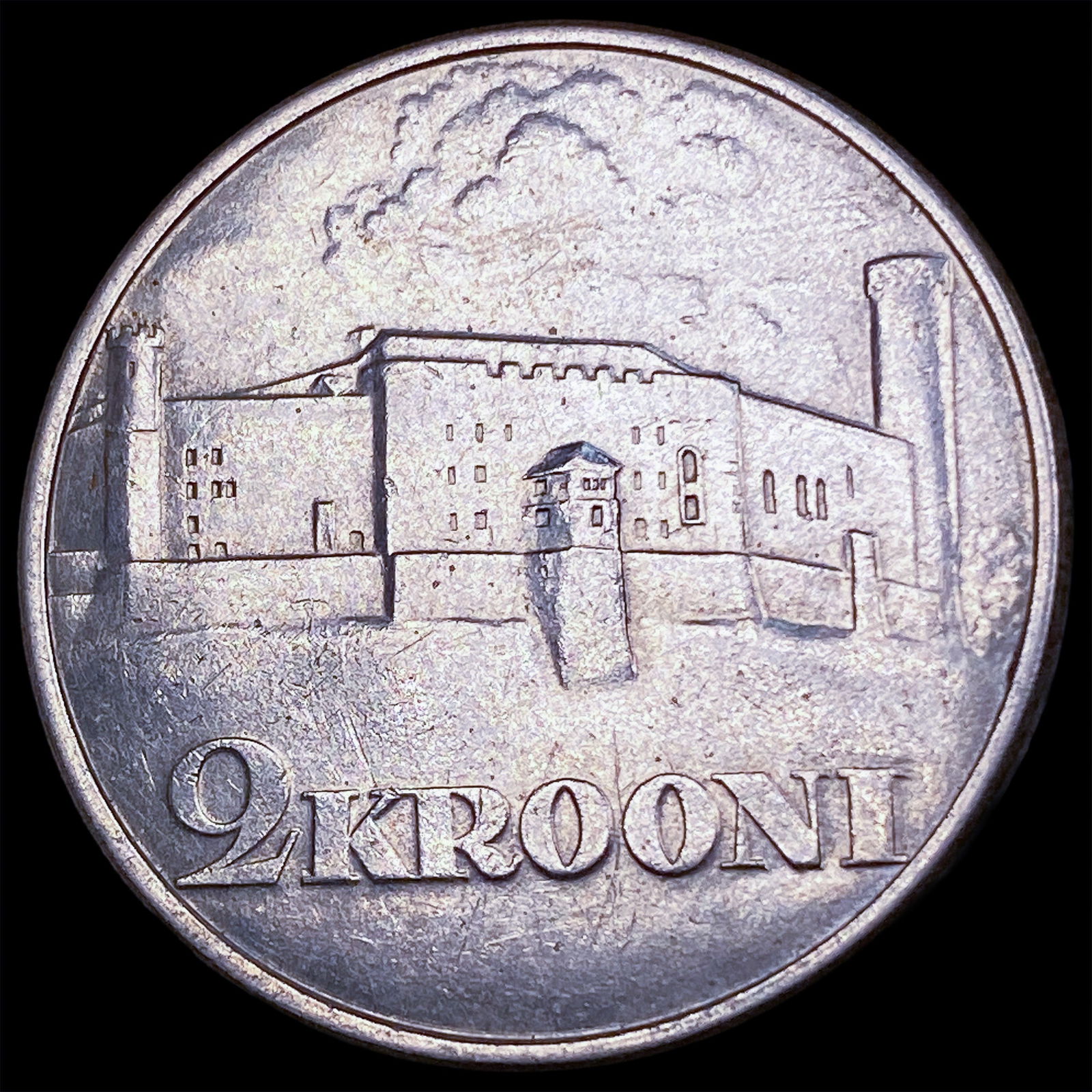 1930 Estonia Silver 2 Kroni CLOSELY UNCIRCULATED: 1930 Estonia Silver 2 Kroni CLOSELY UNCIRCULATED