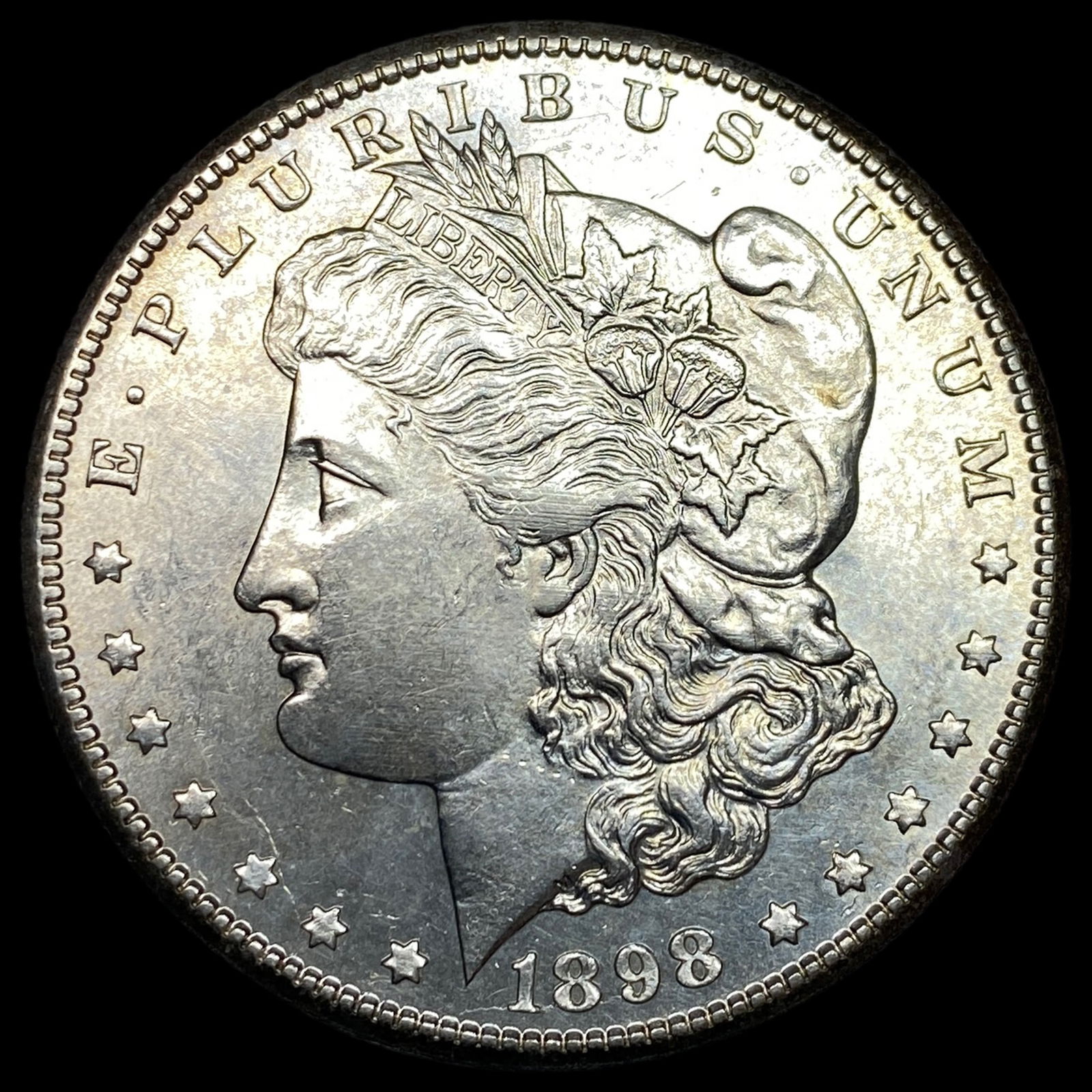 1898-S Silver Morgan Dollar CHOICE BU (1 of 2)