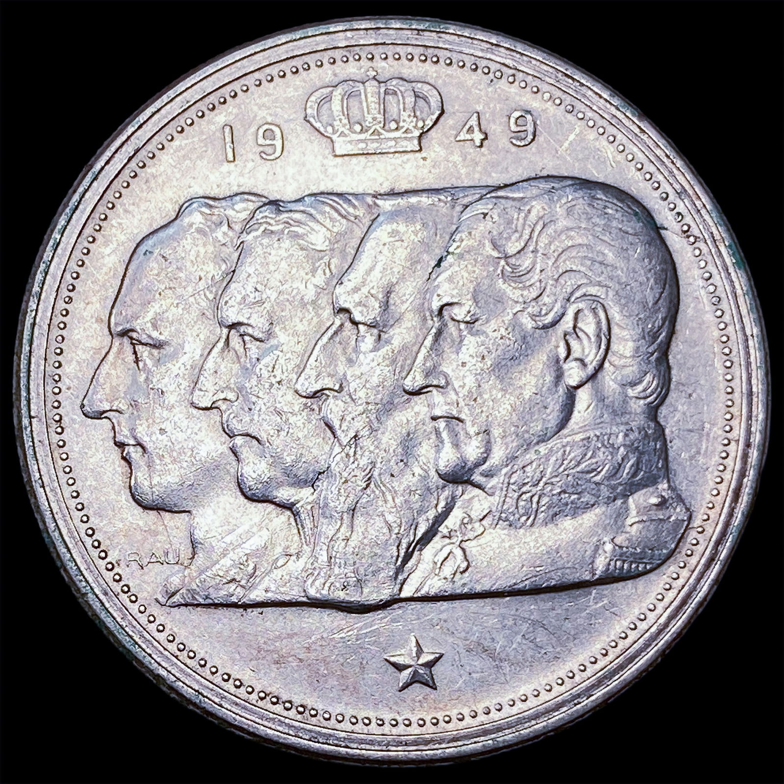 1949 Belgium Silver 100 Francs CLOSELY UNCIRCULATED (1 of 2)