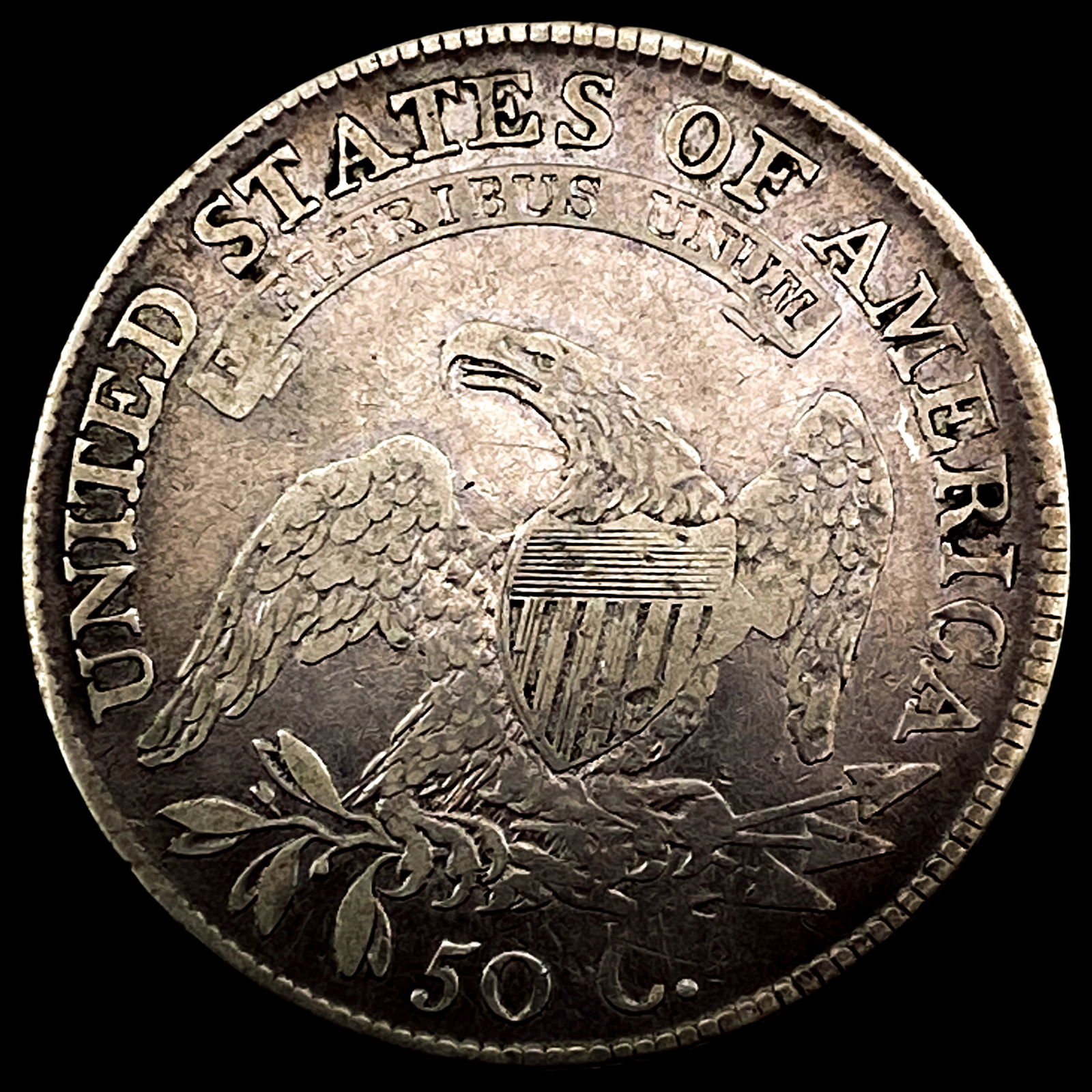 1809 Capped Bust Half Dollar LIGHTLY CIRCULATED - 2