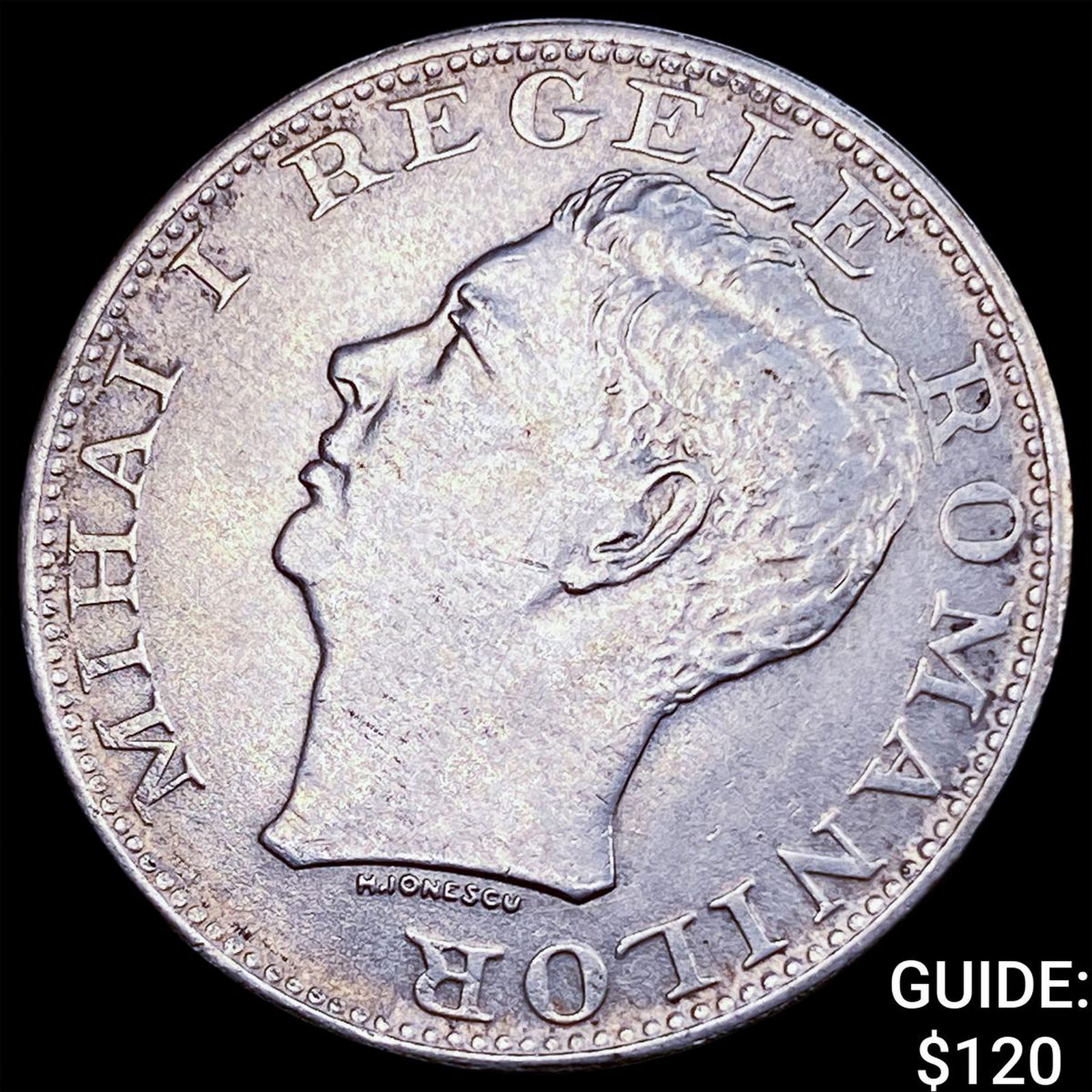 1944 Romania Silver 500 Lei CLOSELY UNCIRCULATED (1 of 2)