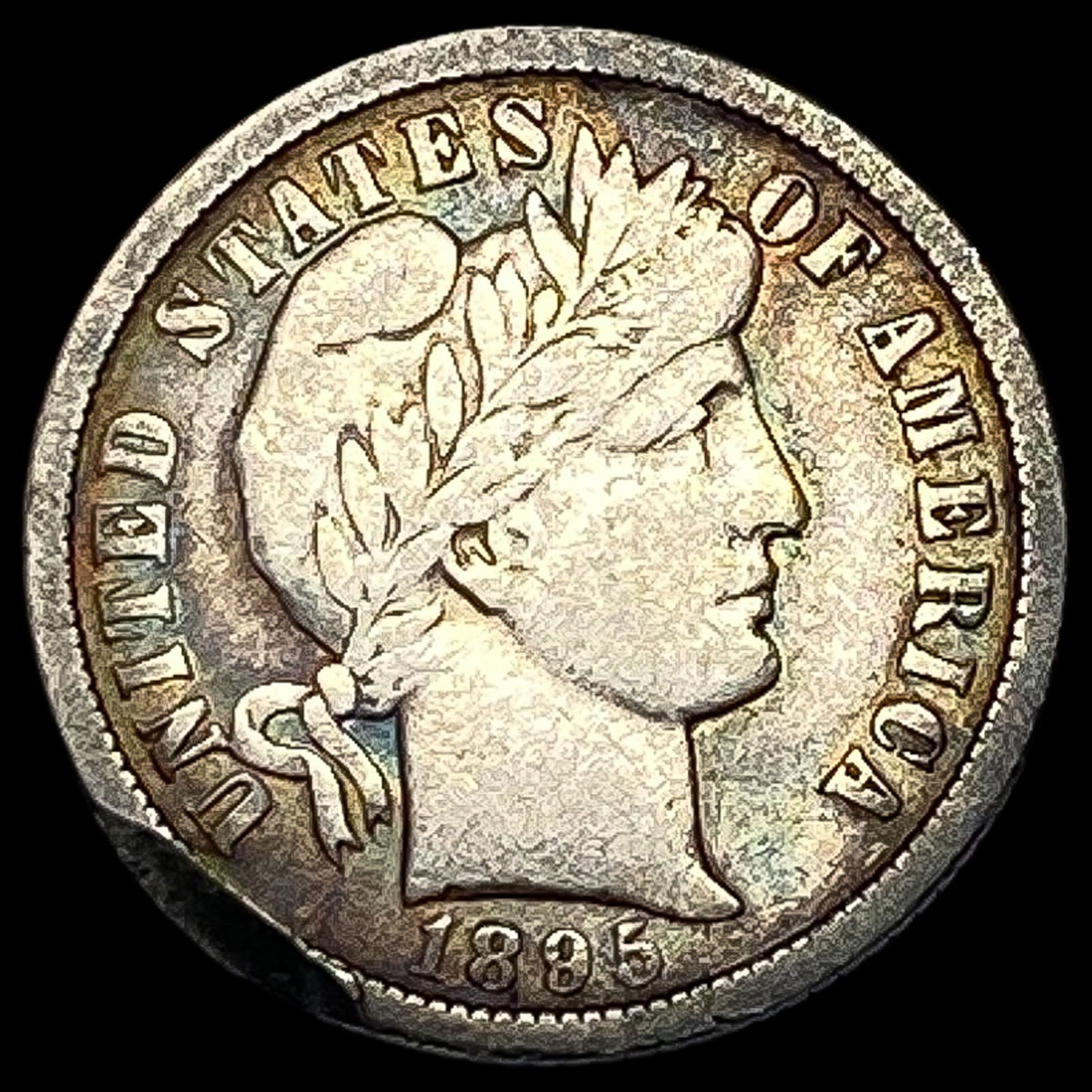 1895-O Silver Barber Dime LIGHTLY CIRCULATED (1 of 2)