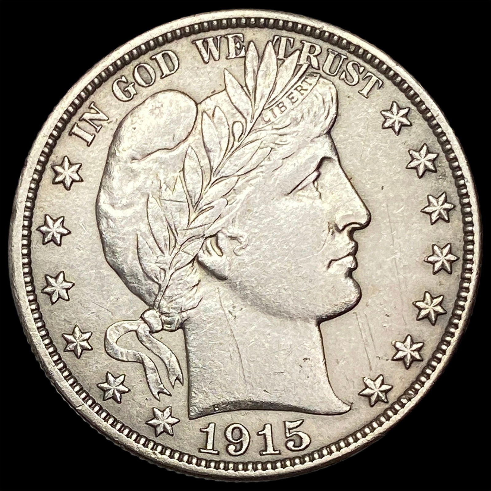 1915-S Silver Barber Half Dollar HIGH GRADE (1 of 2)