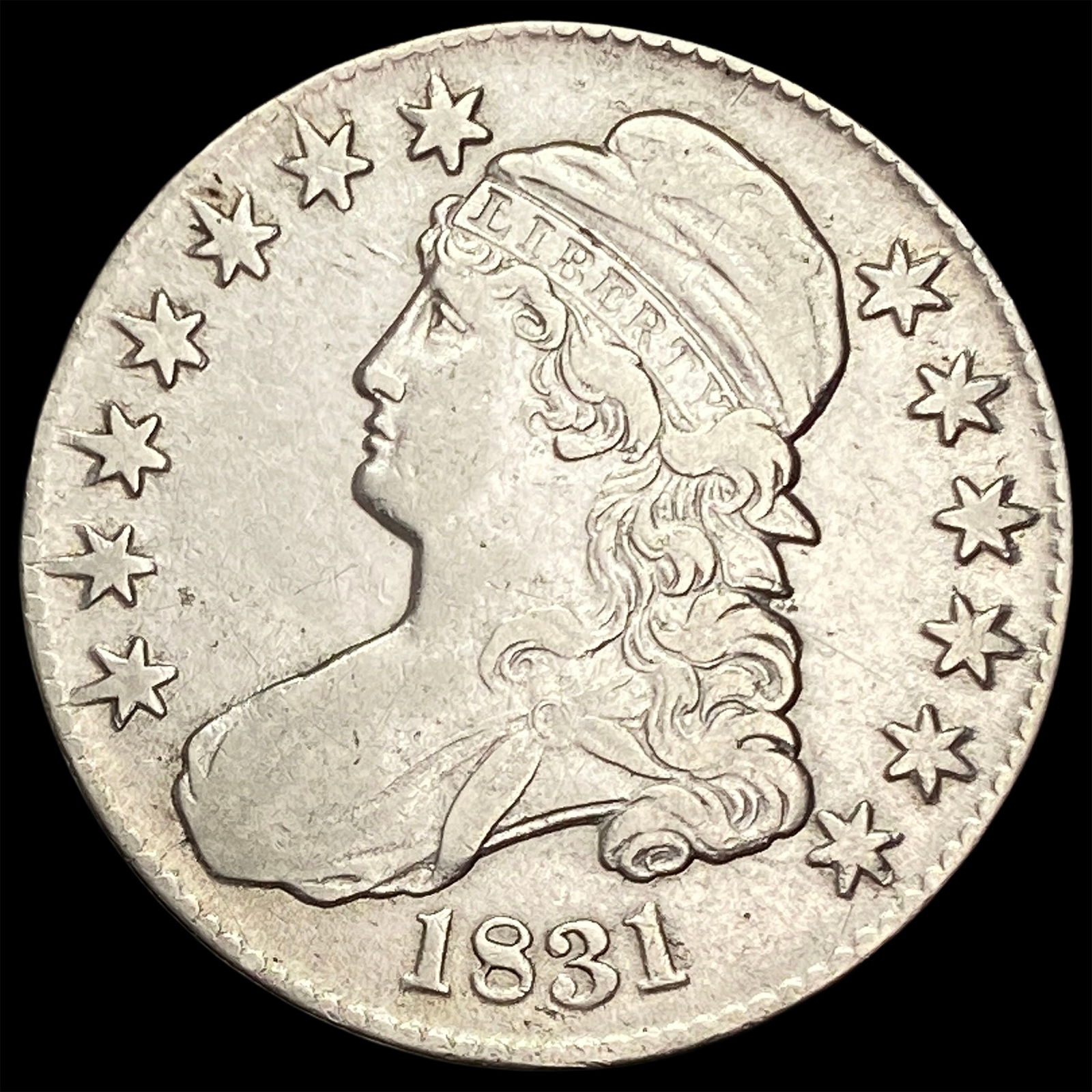 1831 Capped Bust Half Dollar ABOUT UNCIRCULATED (1 of 2)