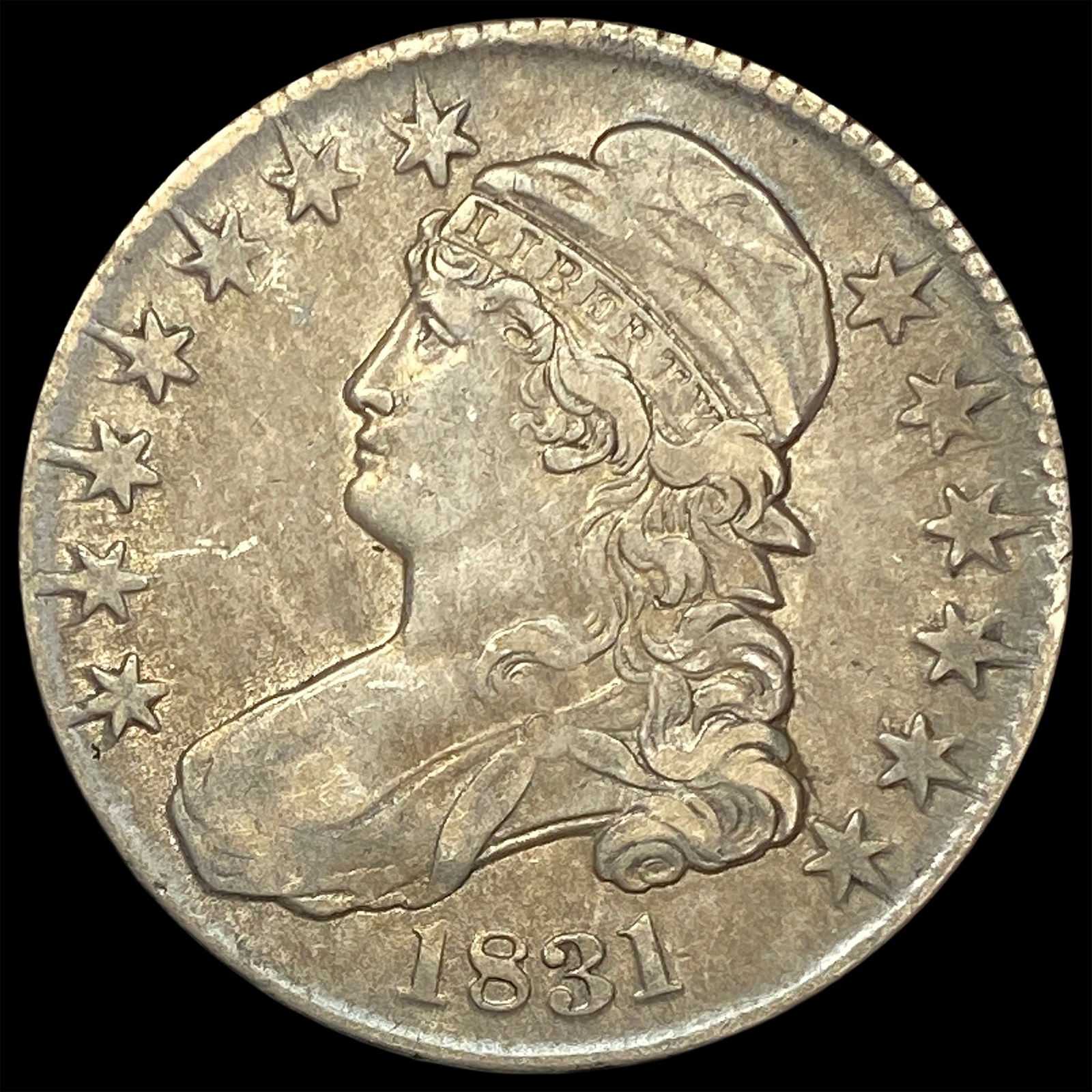 1831 Capped Bust Half Dollar LIGHTLY CIRCULATED (1 of 2)