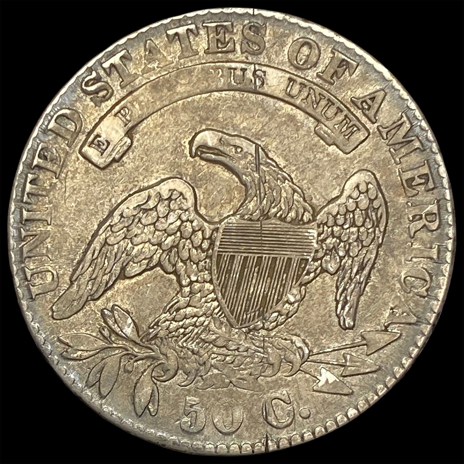 1831 Capped Bust Half Dollar LIGHTLY CIRCULATED - 2