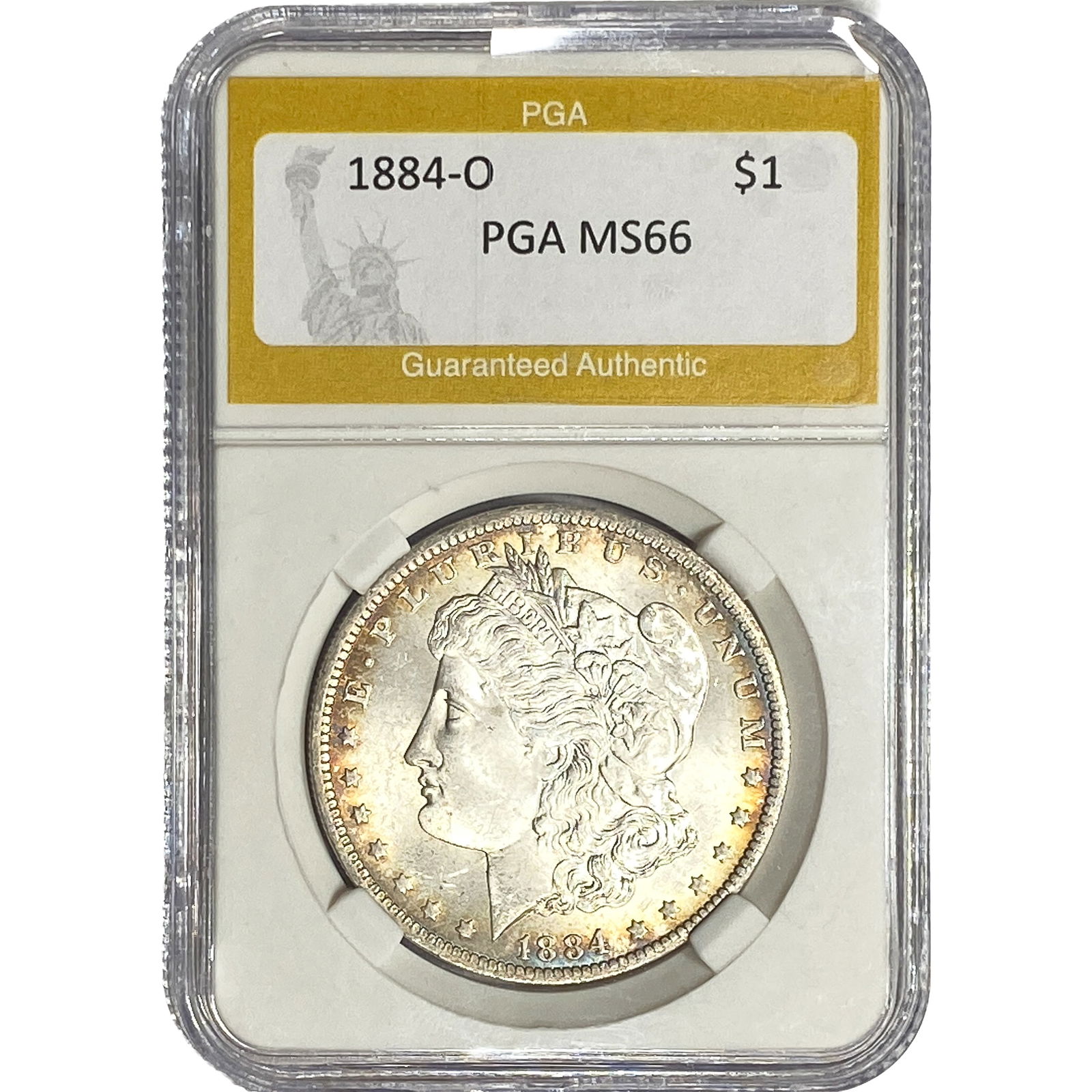 1884-O Morgan Silver Dollar PGA MS66 (1 of 2)