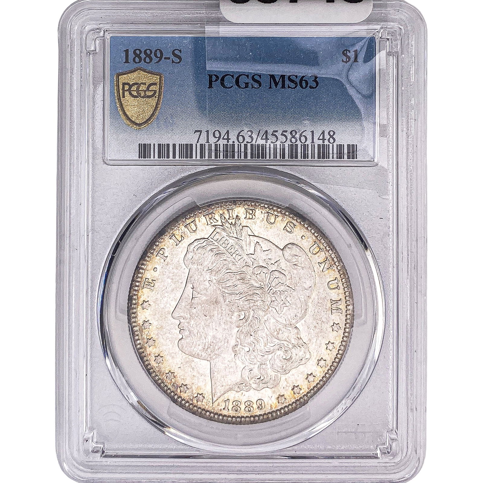1889-S Morgan Silver Dollar PCGS MS63 (1 of 2)