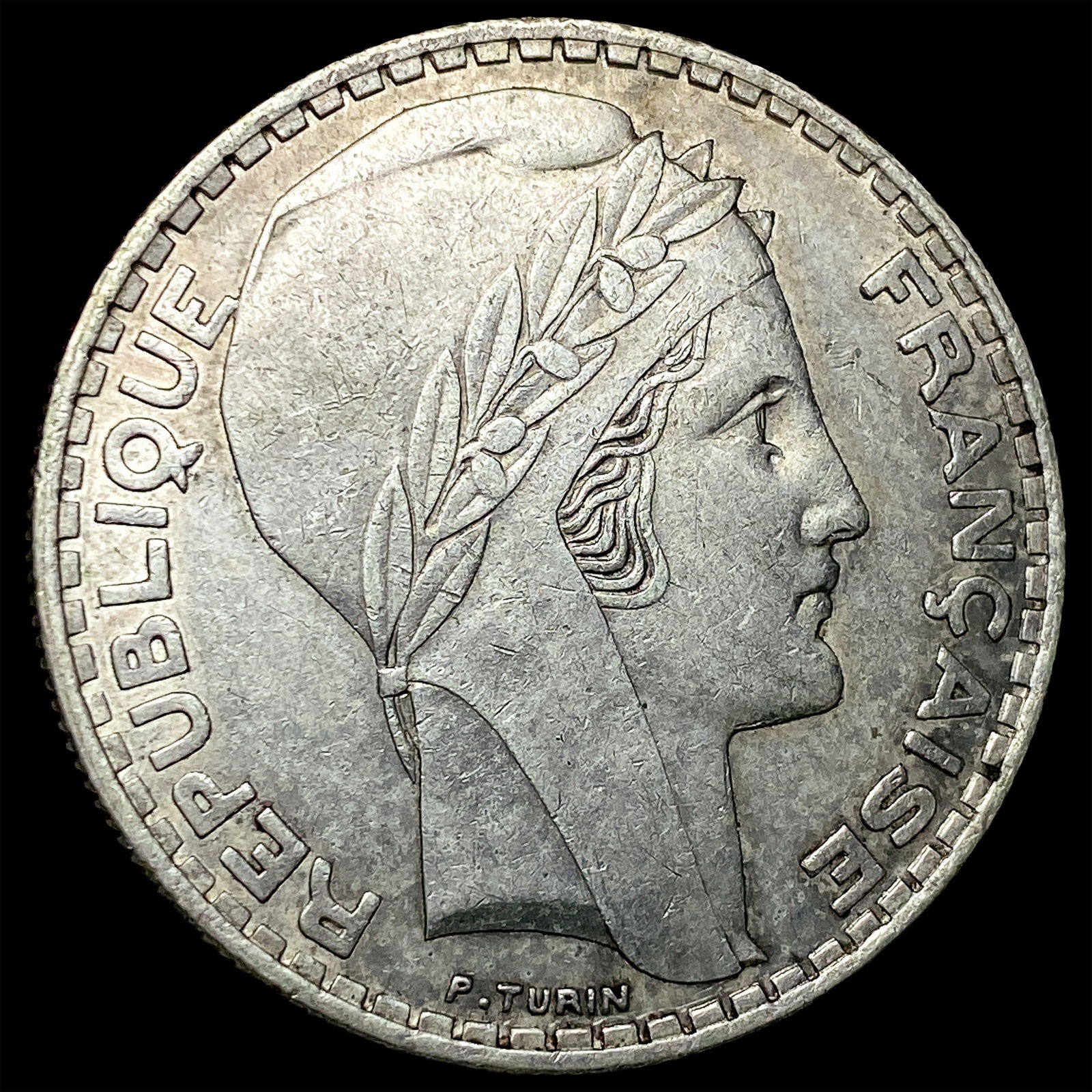 1938 France Silver 20 Francs CLOSELY UNCIRCULATED (1 of 2)