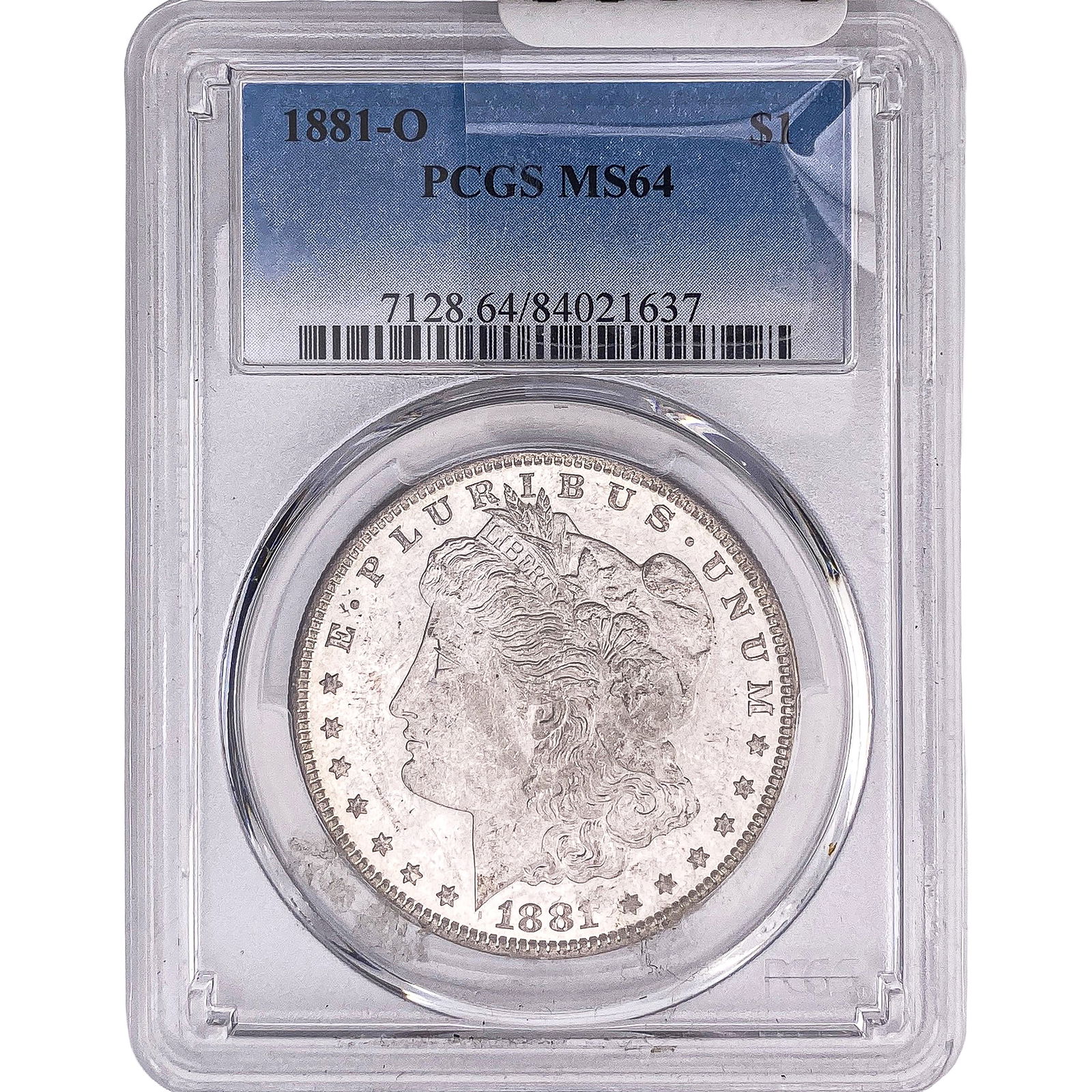 1881-O Morgan Silver Dollar PCGS MS64: 1881-O Morgan Silver Dollar PCGS MS64