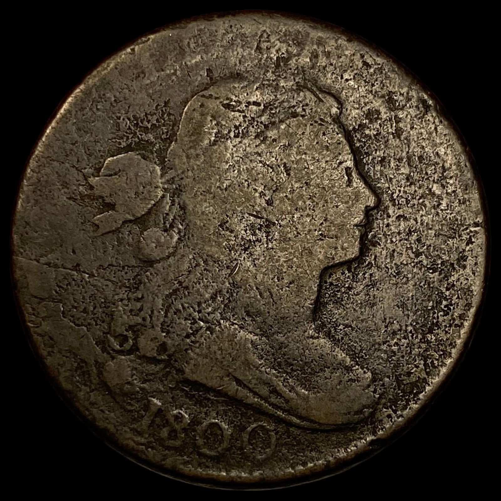 1800 Draped Bust Large Cent HIGH GRADE: 1800 Draped Bust Large Cent HIGH GRADE