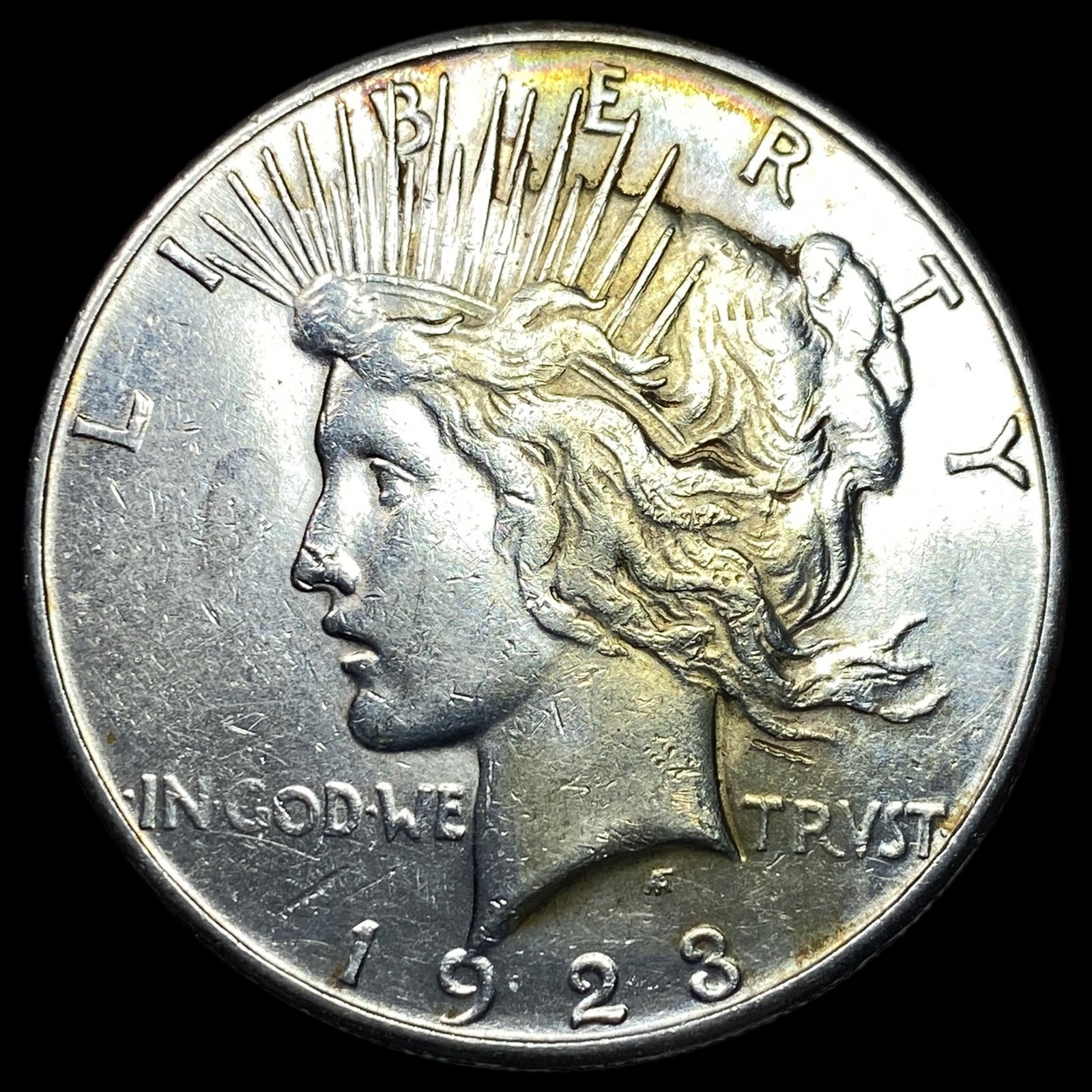 1923-S Silver Peace Dollar NEARLY UNCIRCULATED: 1923-S Silver Peace Dollar NEARLY UNCIRCULATED