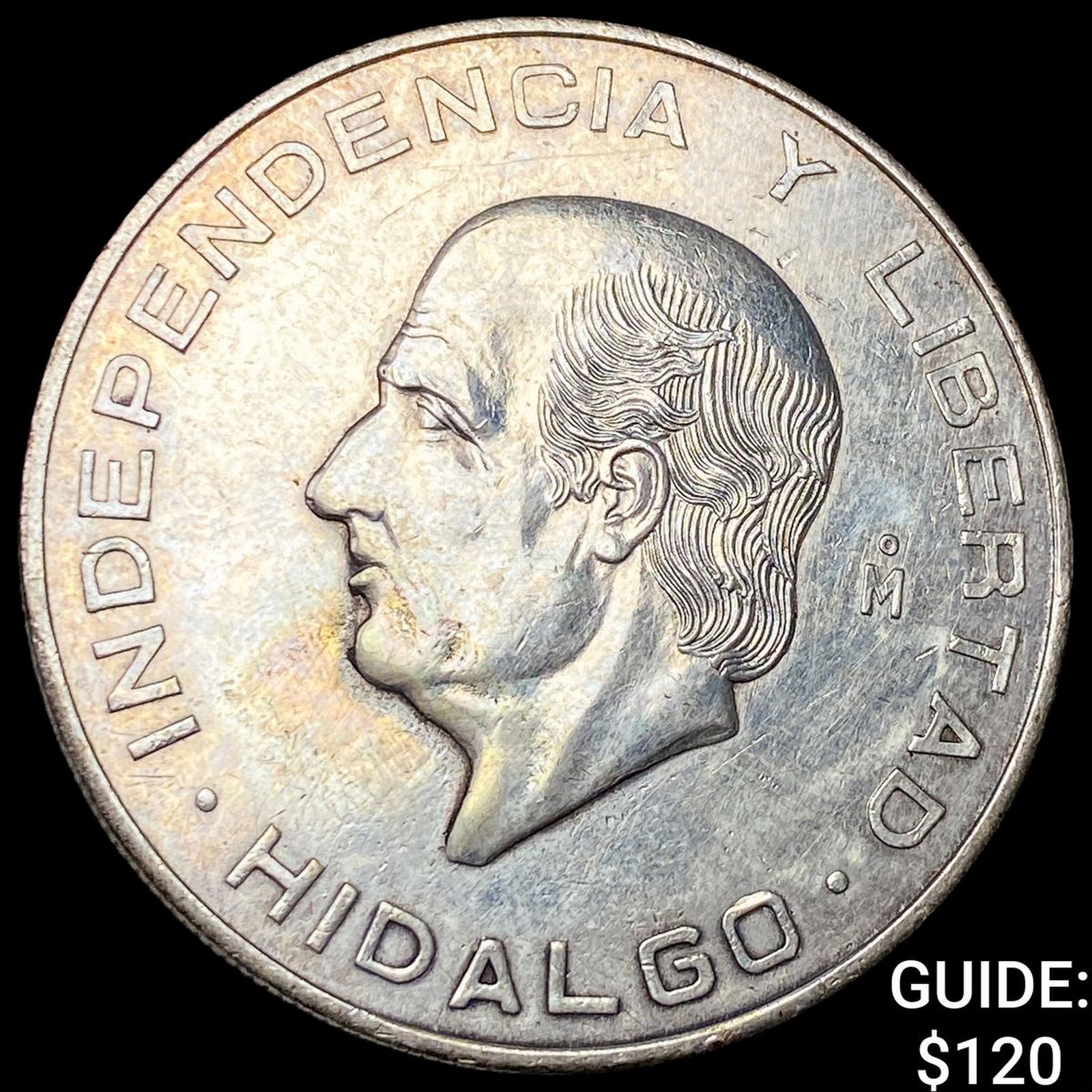 1956 Mexico Silver 10 Pesos CLOSELY UNCIRCULATED: 1956 Mexico Silver 10 Pesos CLOSELY UNCIRCULATED