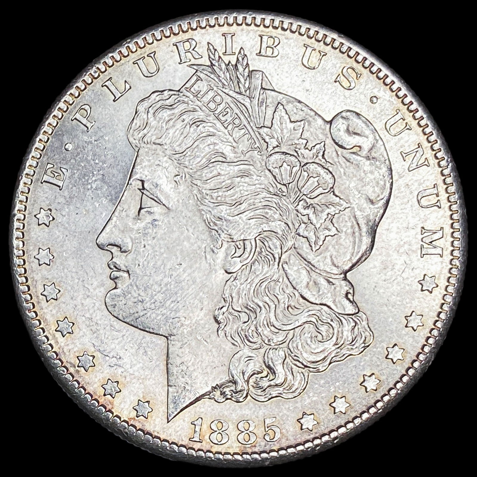1885-S Silver Morgan Dollar CHOICE BU (1 of 2)