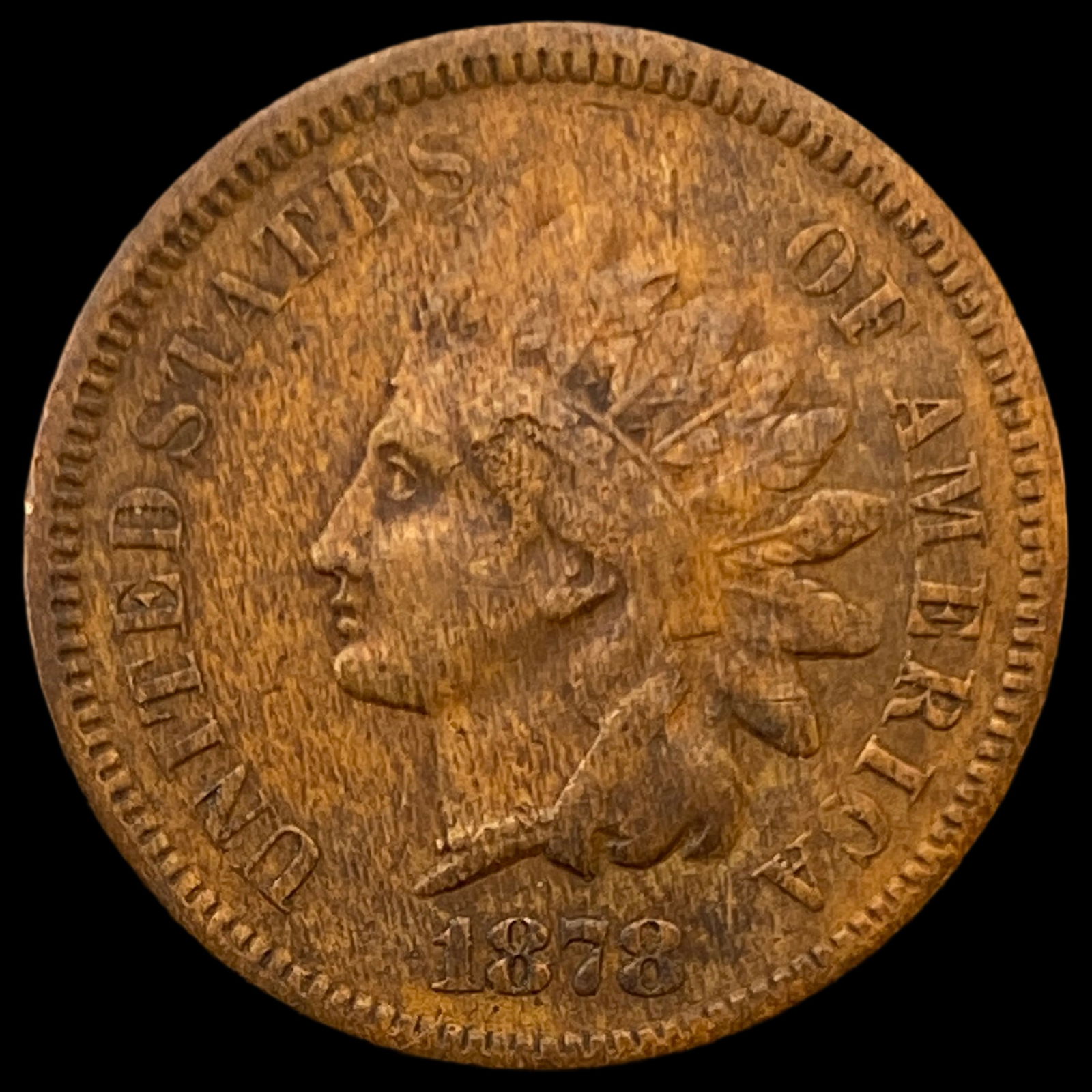 1878 Indian Head Cent NICELY CIRCULATED: 1878 Indian Head Cent NICELY CIRCULATED