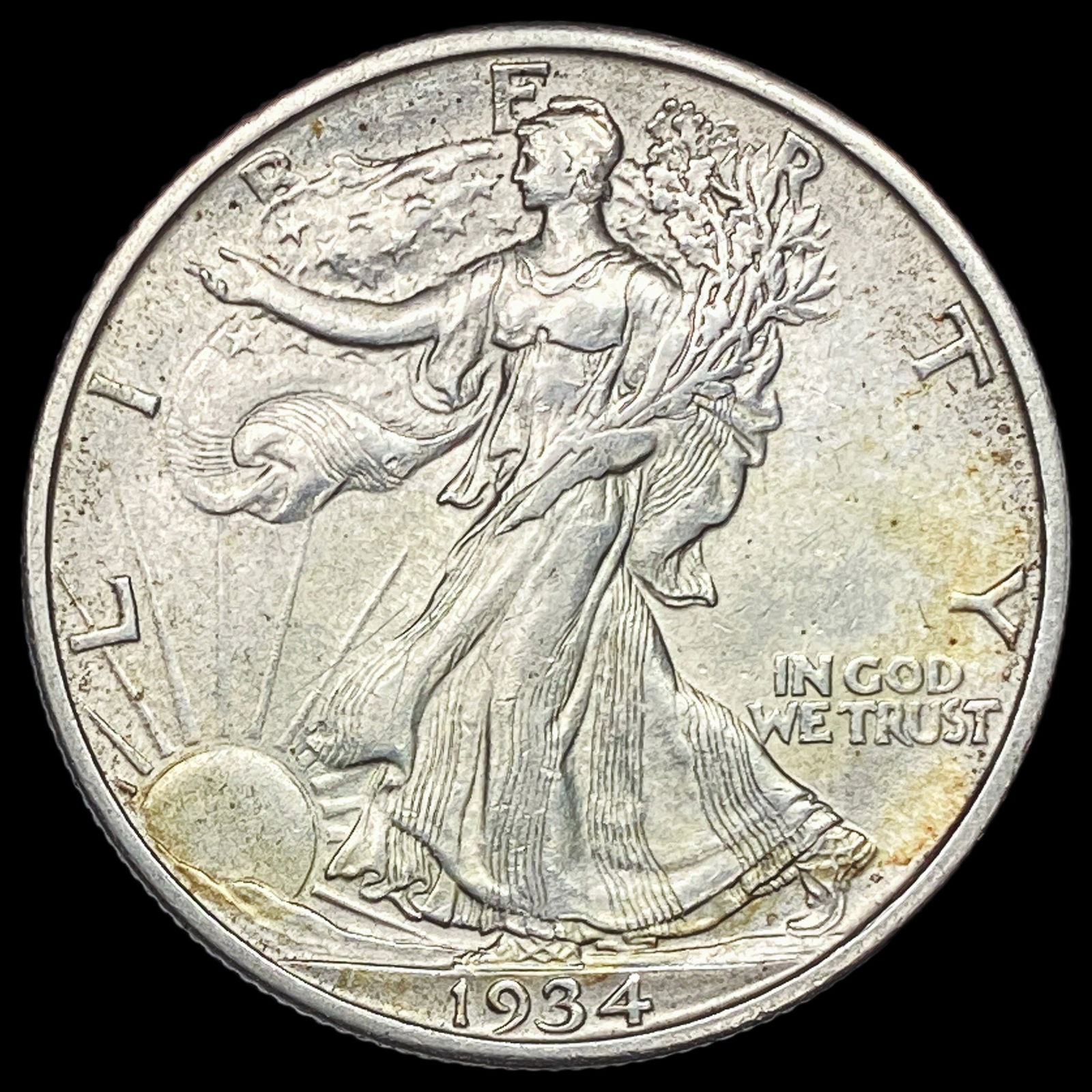 1934-S Walking Liberty Half Dollar CHOICE AU (1 of 2)