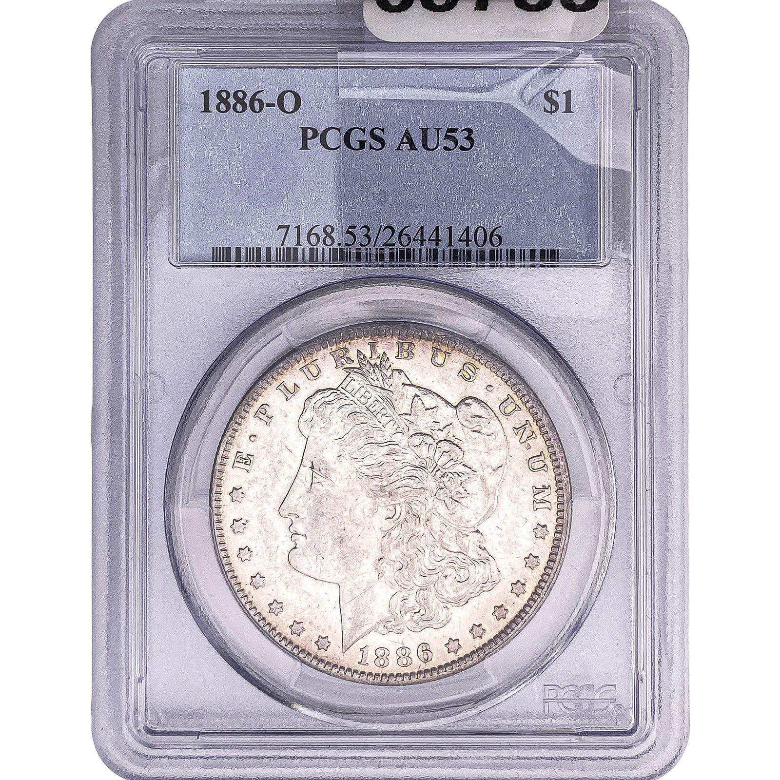 1886-O Morgan Silver Dollar PCGS AU53 (1 of 2)