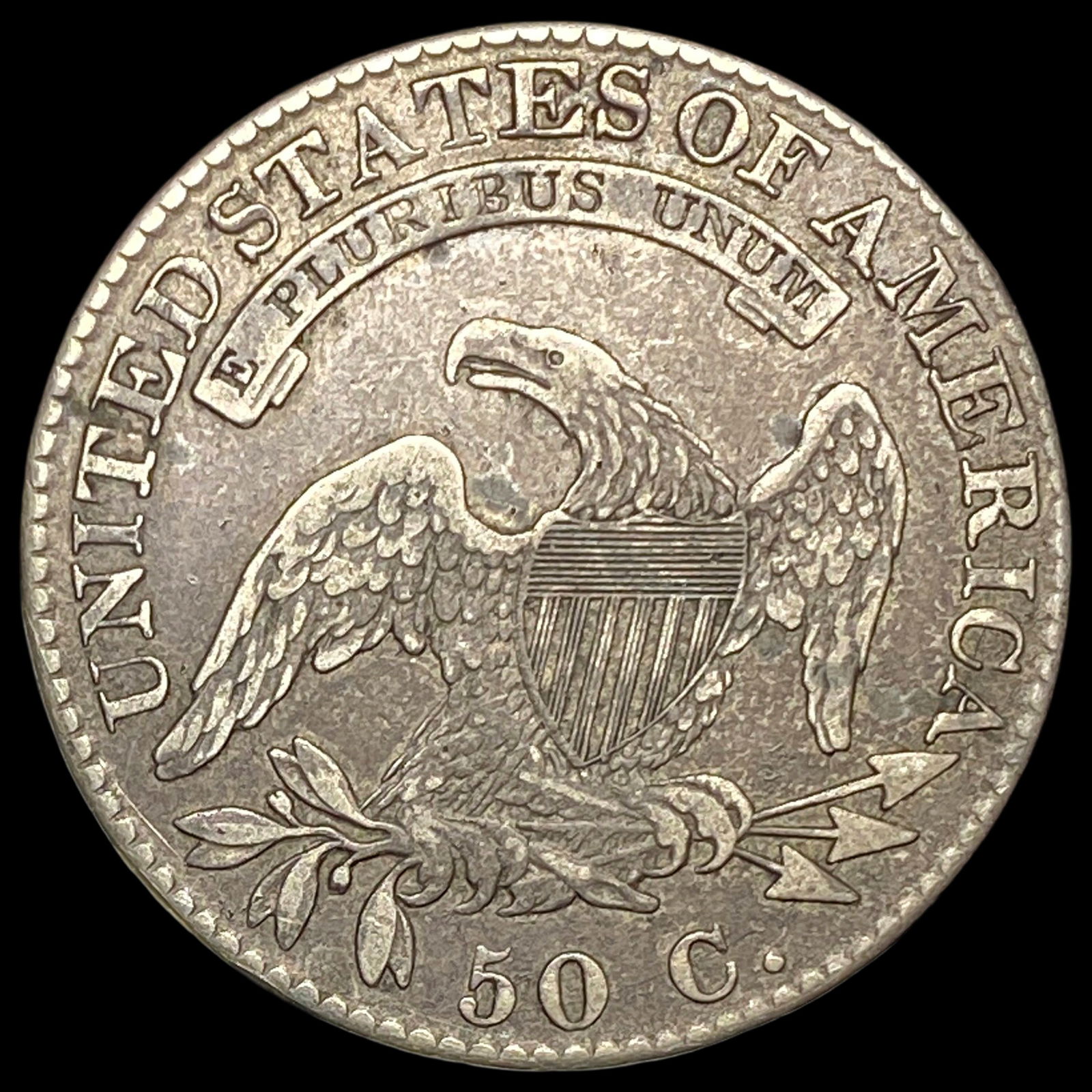 1822 Capped Bust Half Dollar ABOUT UNCIRCULATED - 2