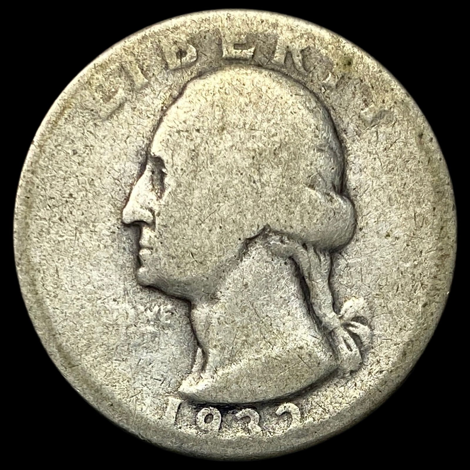 1932-D Silver Washington Quarter NICELY CIRCULATED (1 of 2)