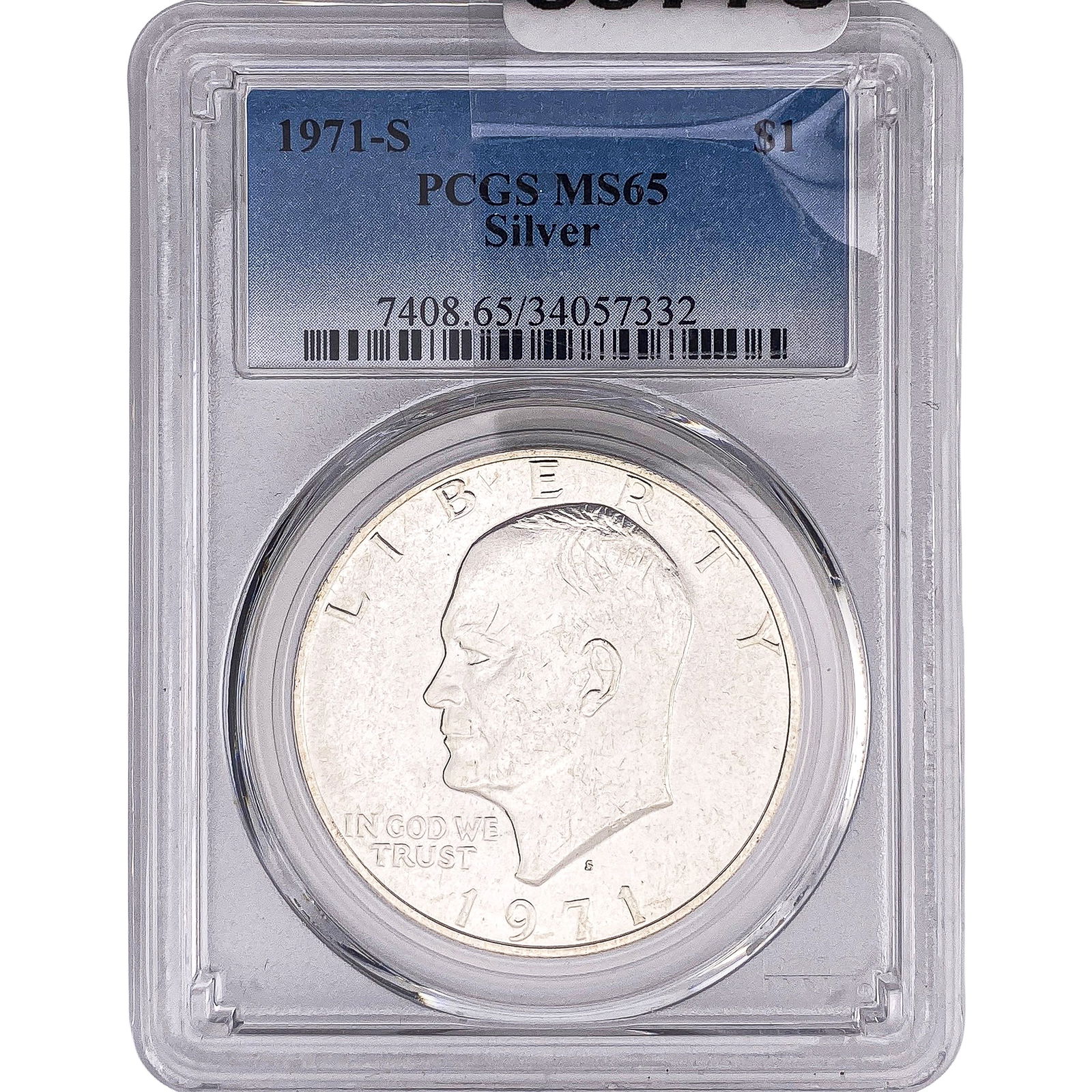 1971-S Eisenhower Dollar PCGS MS65 (1 of 2)