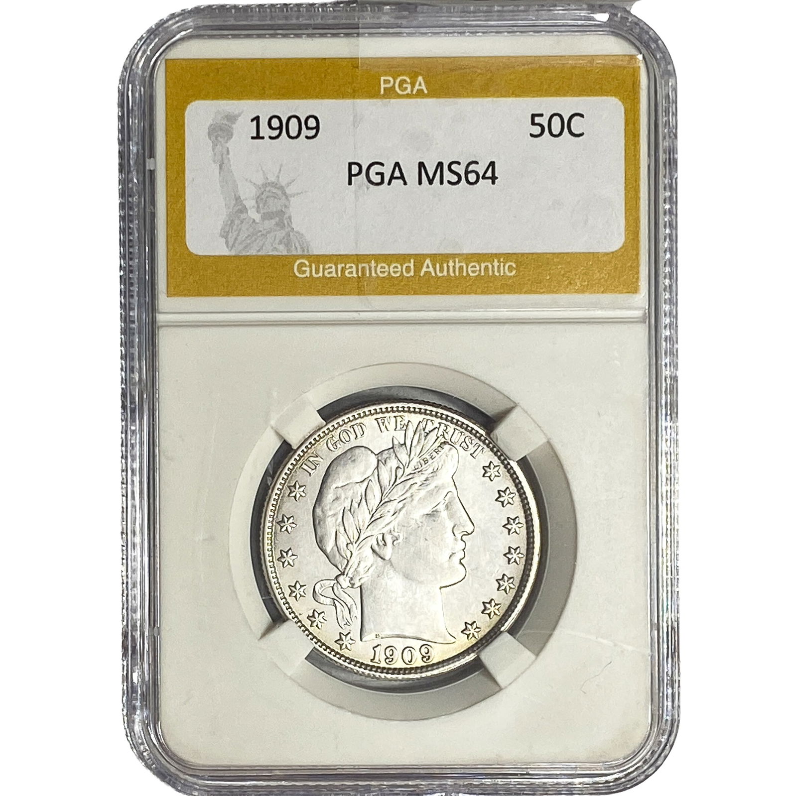 1909 Barber Half Dollar PGA MS64 (1 of 2)