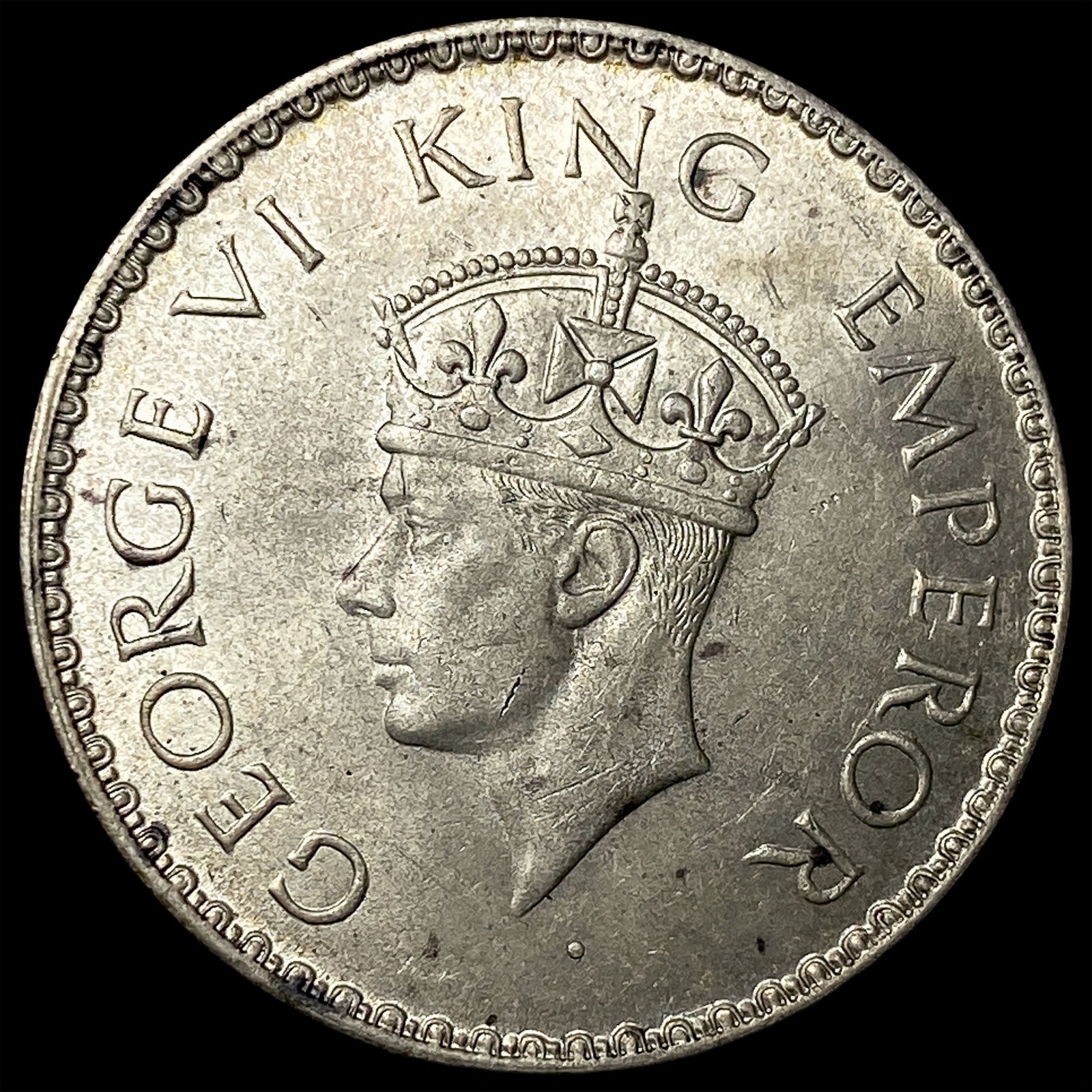 1940 British India Silver 1 Rupee UNCIRCULATED (1 of 2)
