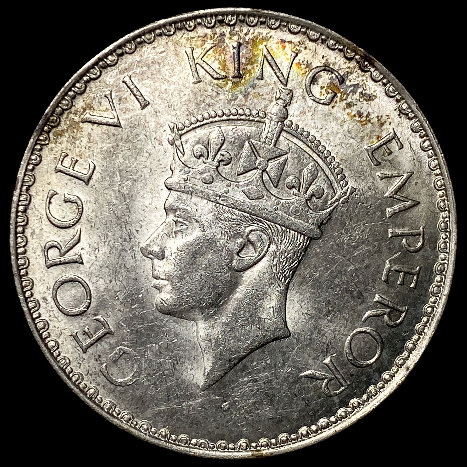 1941 British India Silver 1 Rupee UNCIRCULATED (1 of 2)