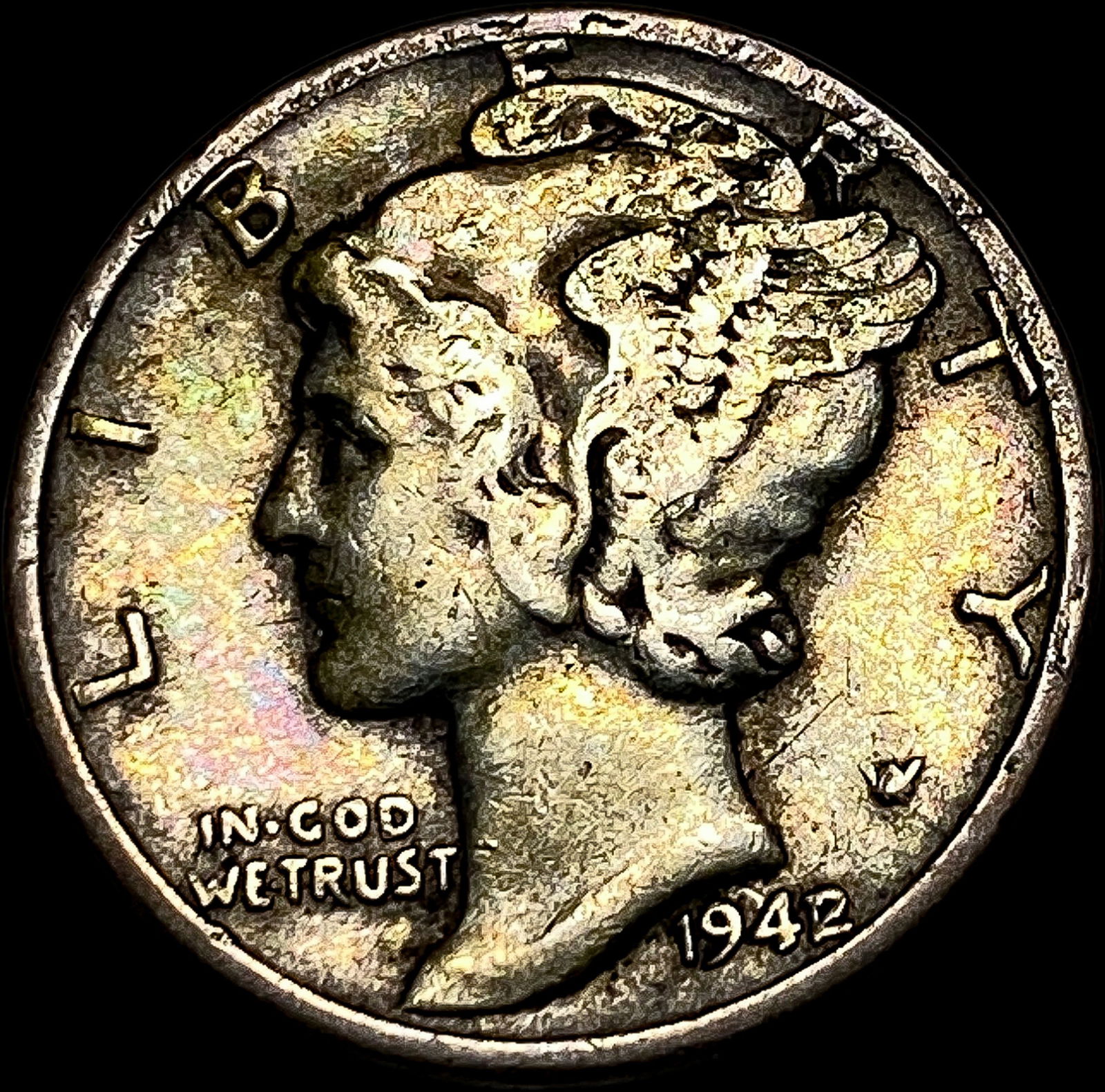 1942 Winged Liberty Head (Mercury) Dime HIGH GRADE: 1942 Winged Liberty Head (Mercury) Dime HIGH GRADE