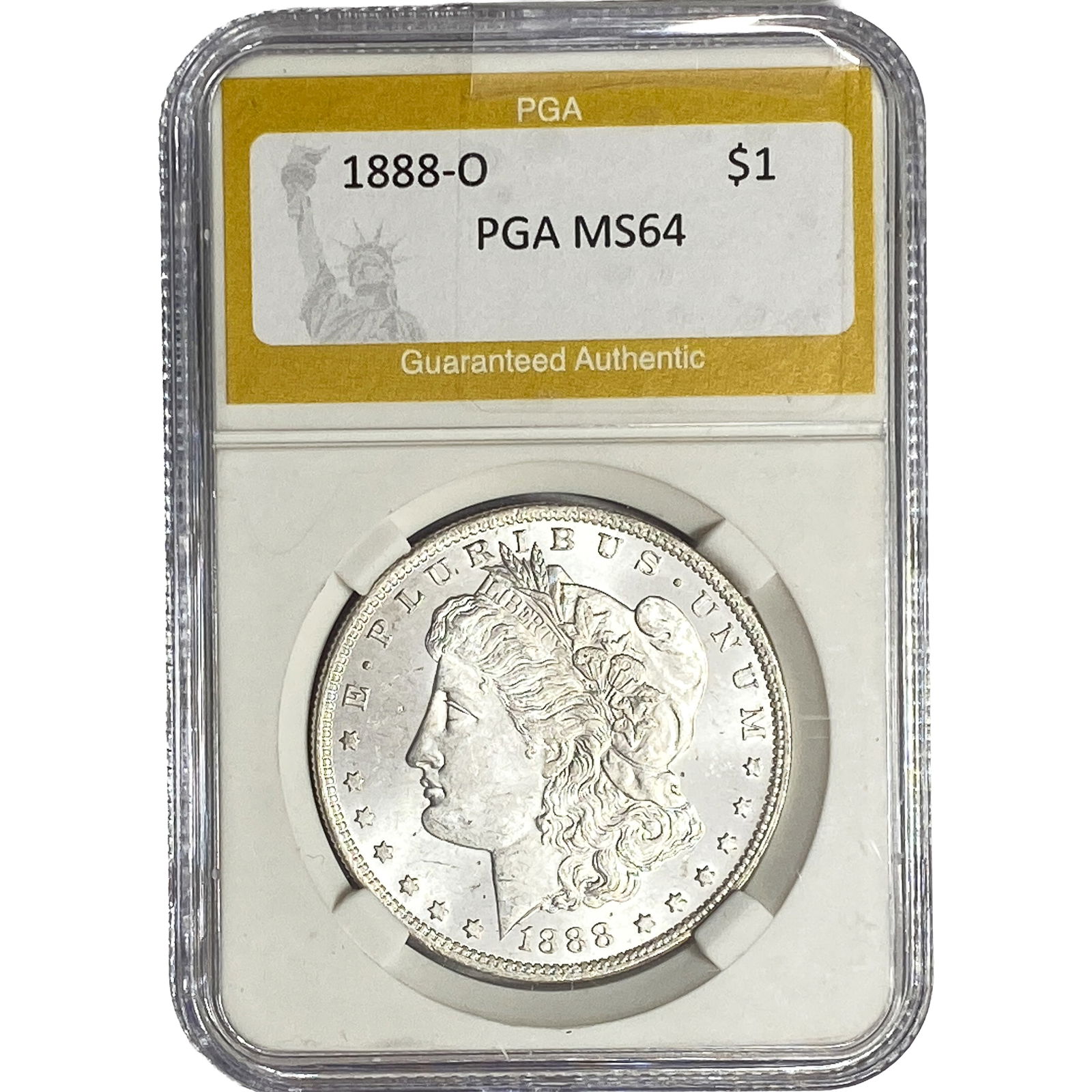 1888-O Morgan Silver Dollar PGA MS64 (1 of 2)