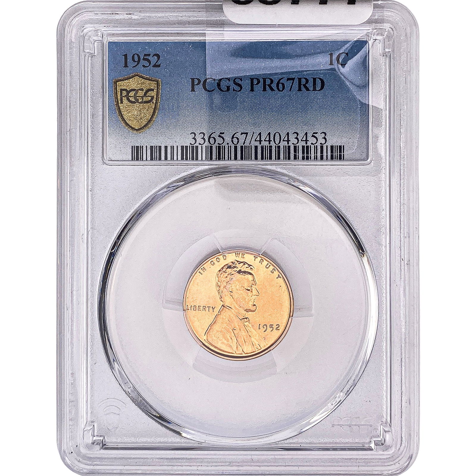 1952 Wheat Cent PCGS PR67 RD: 1952 Wheat Cent PCGS PR67 RD