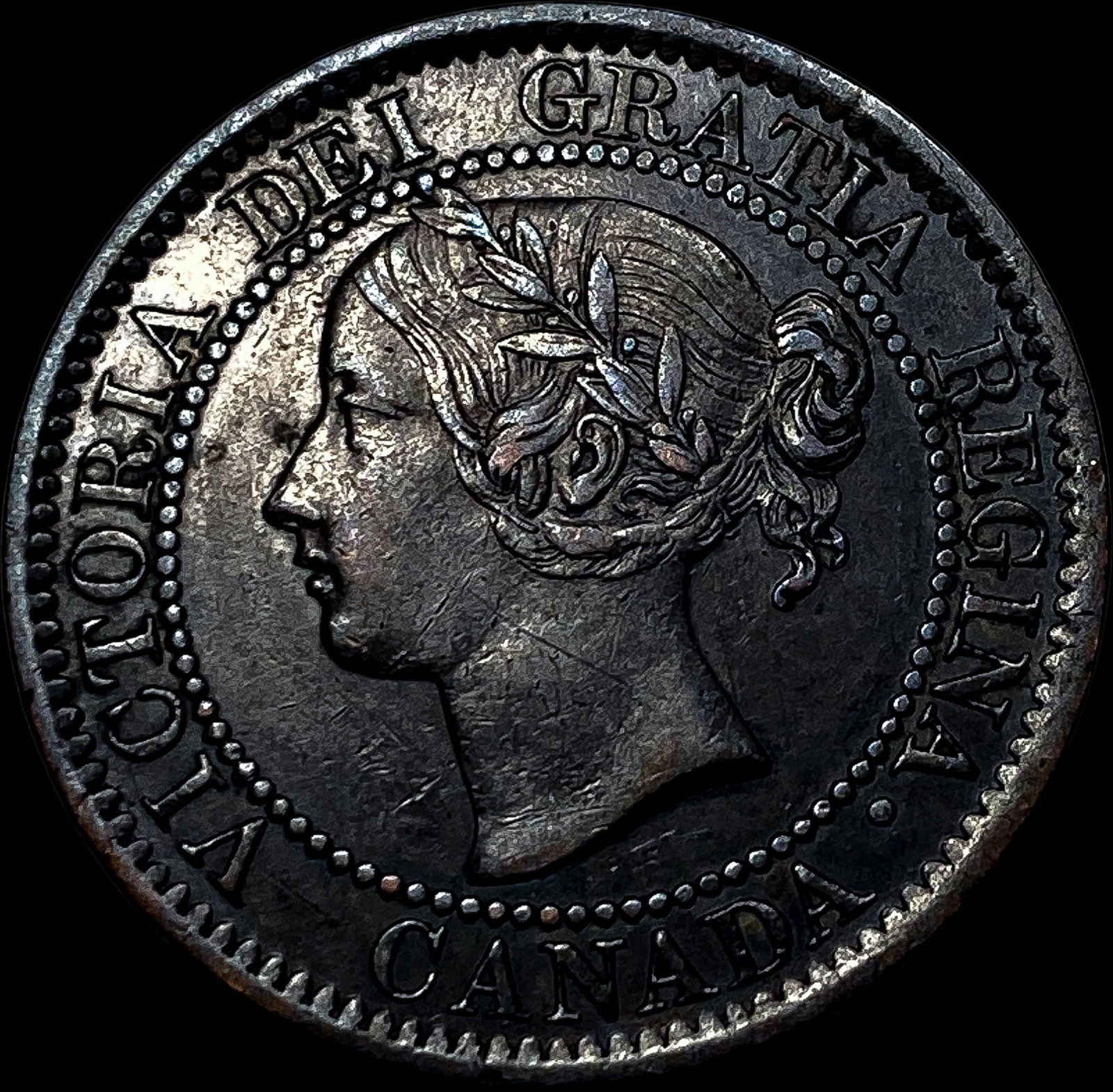 1858 Canada Large Cent NEARLY UNCIRCULATED (1 of 2)