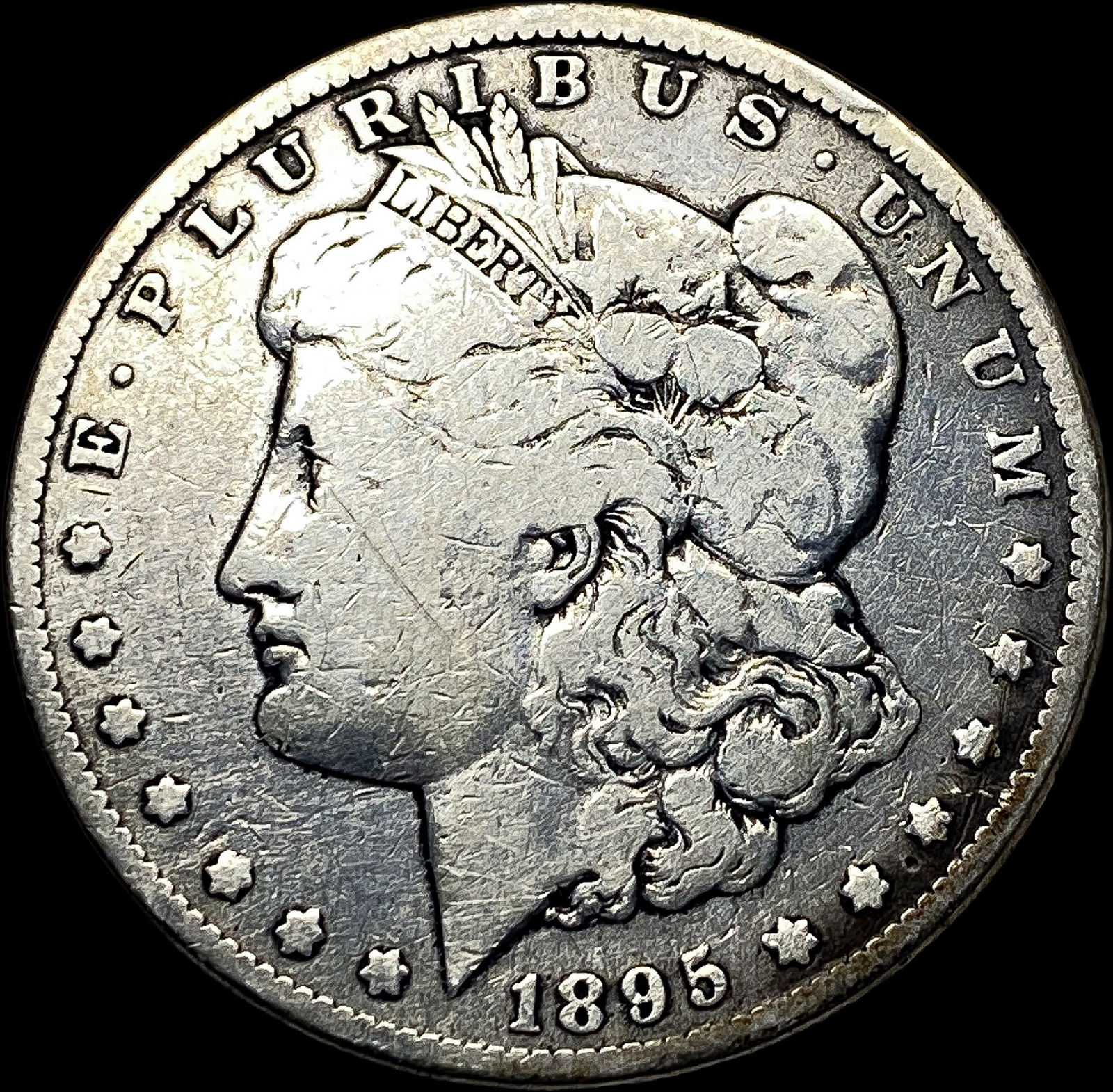 1895-O Morgan Silver Dollar NICELY CIRCULATED (1 of 2)