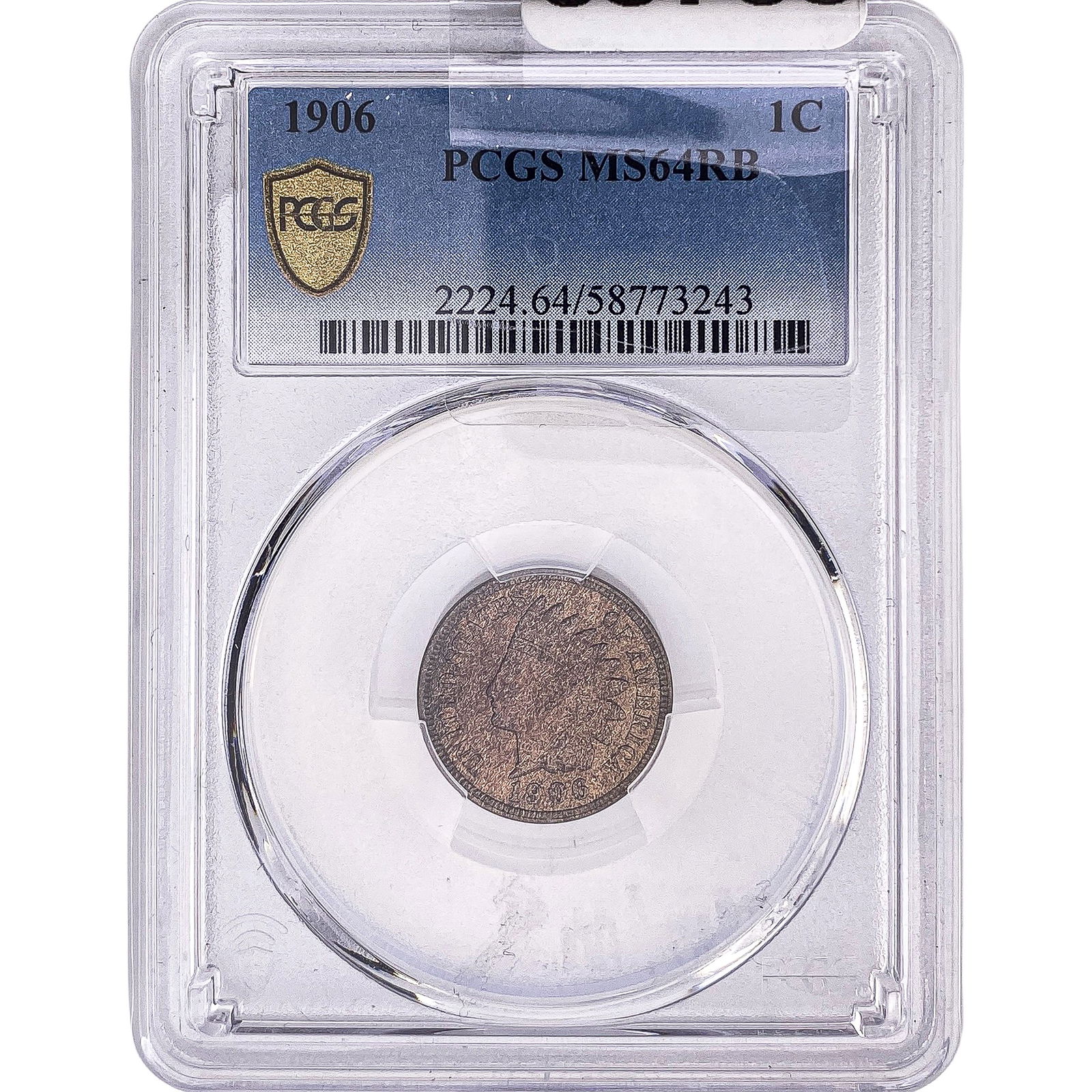 1906 Indian Head Cent PCGS MS64 RB (1 of 2)