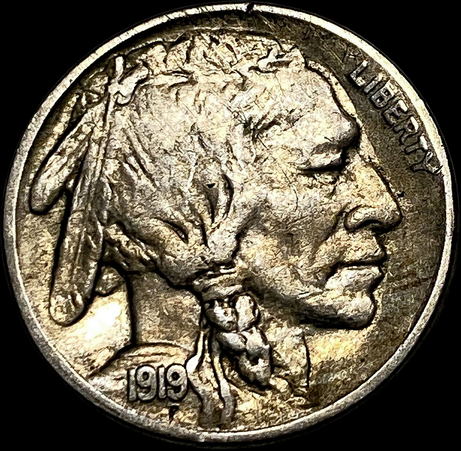 1919-S Buffalo Nickel HIGH GRADE (1 of 2)