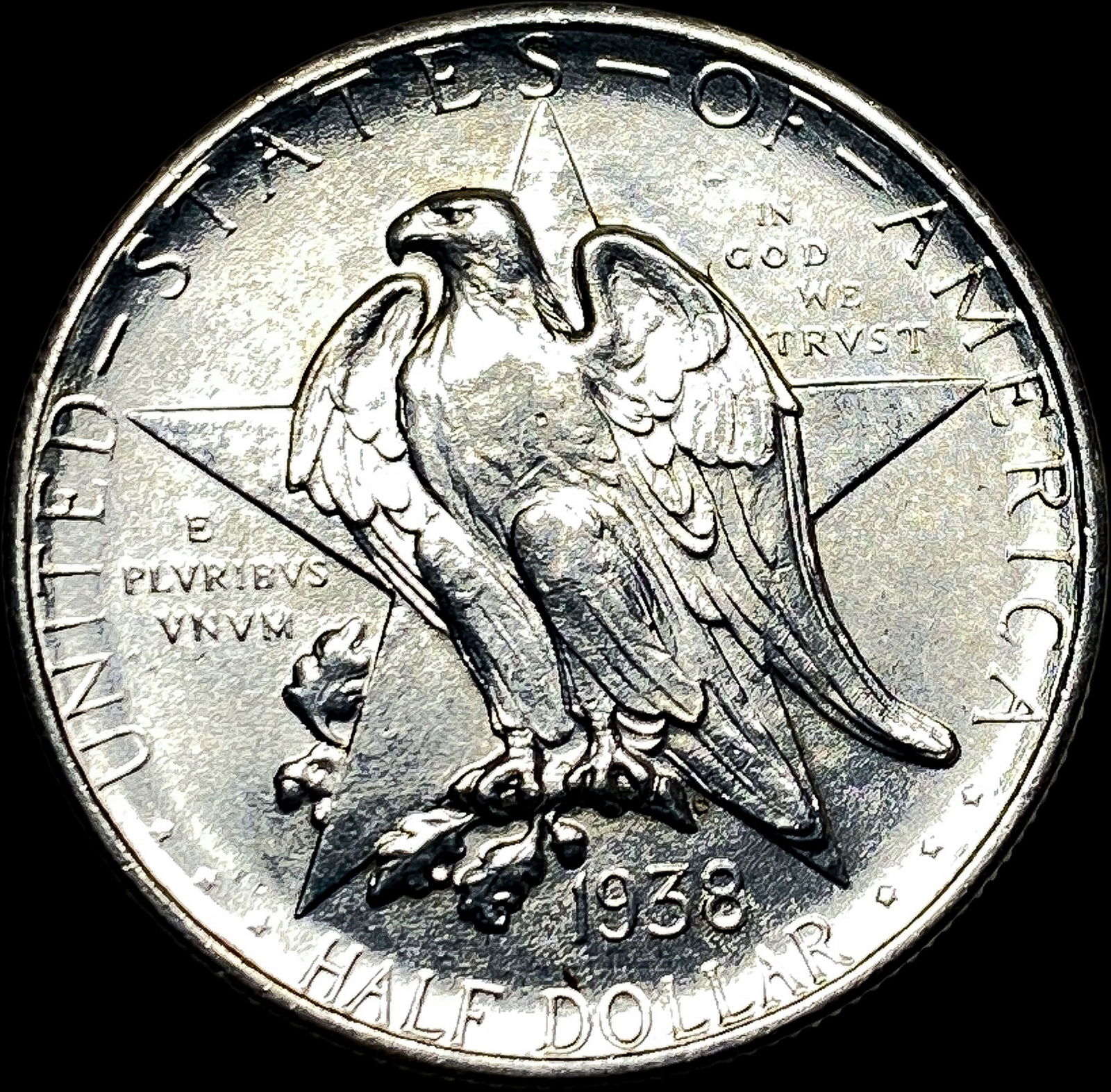 1938 Silver Half Dollar Texas Centennial UNCIRCULATED (1 of 2)