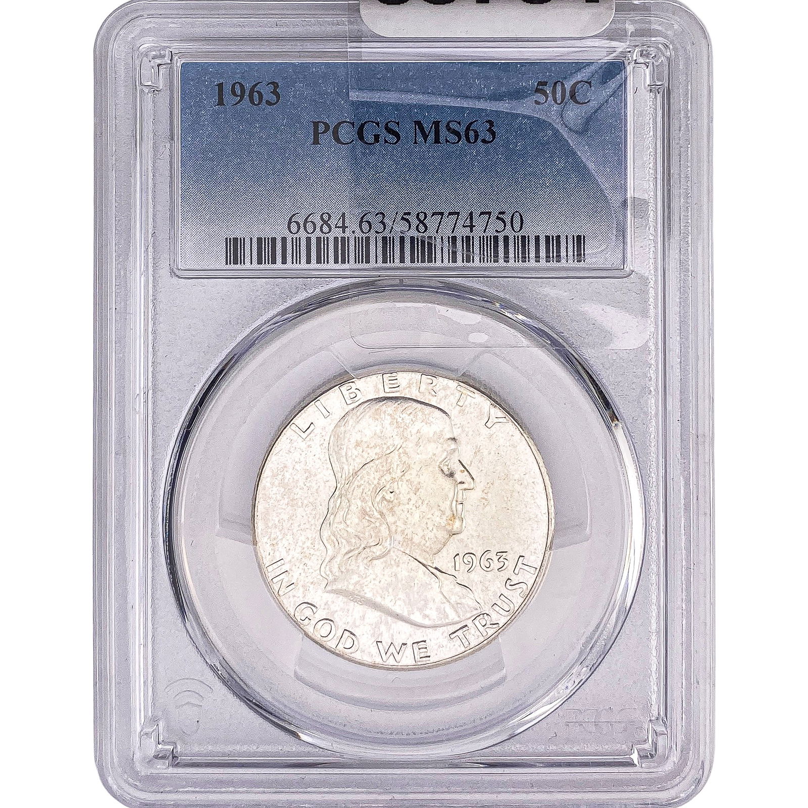 1963 Franklin Half Dollar PCGS MS63 (1 of 2)